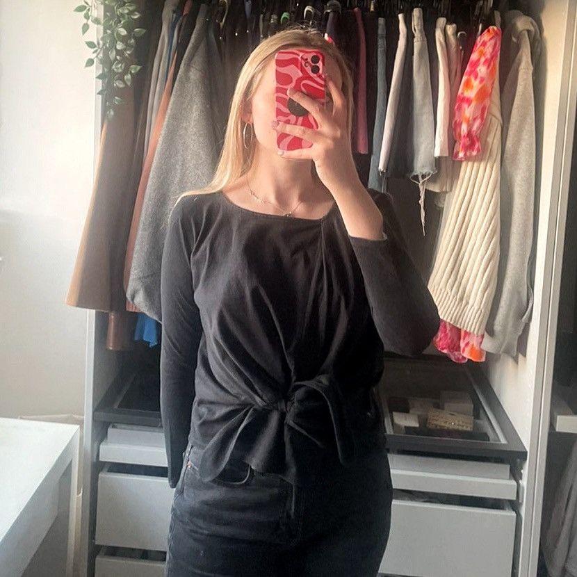 Beams Japan Beams Lights FW10 Archive Parisian Chic Draped Tie Front Top Size XS / US 0-2 / IT 36-38 - 10 Thumbnail