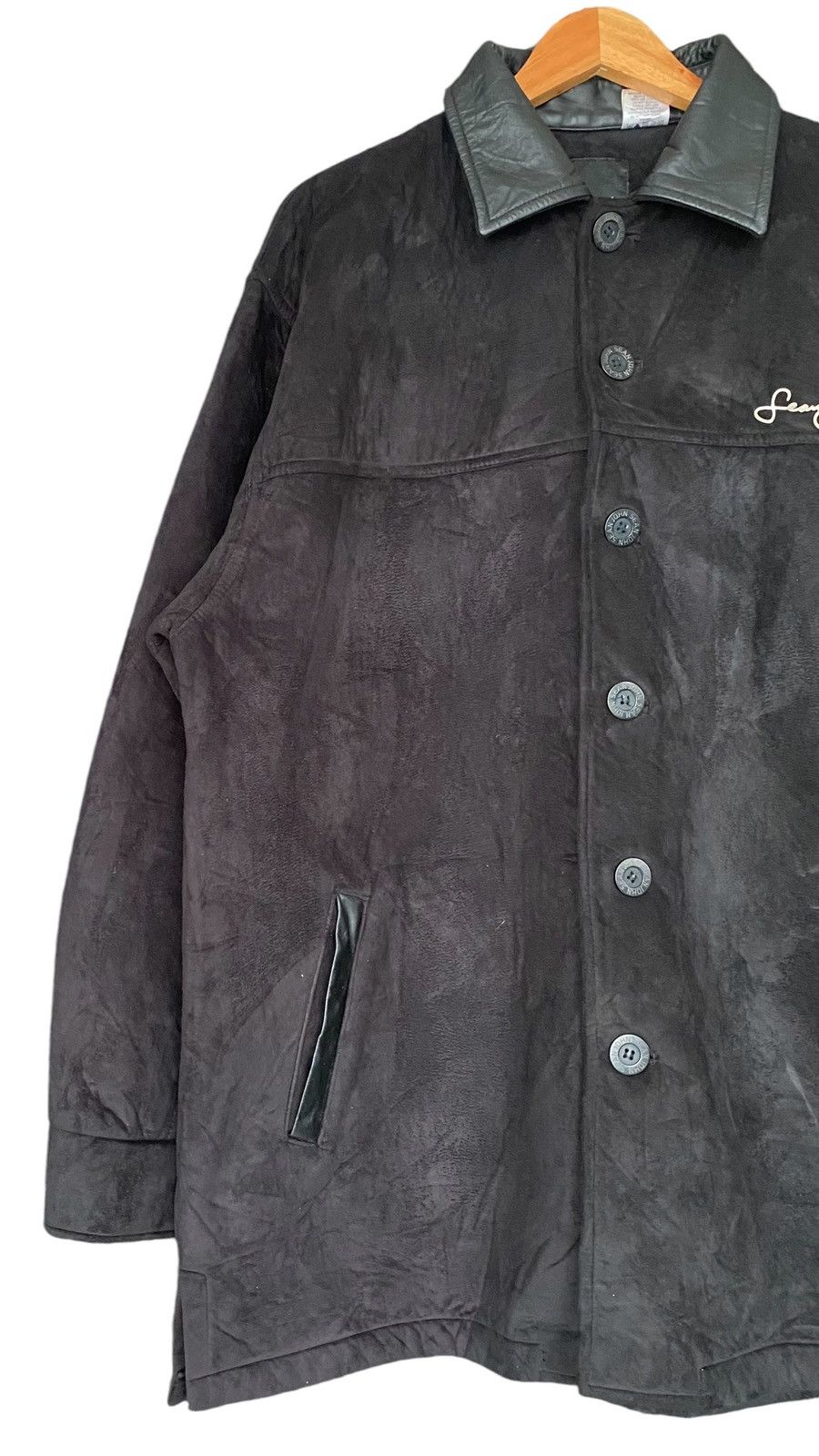 Sean John Vtg SEAN JOHN Velvet Button Jacket Size US XXL / EU 58 / 5 - 3 Thumbnail