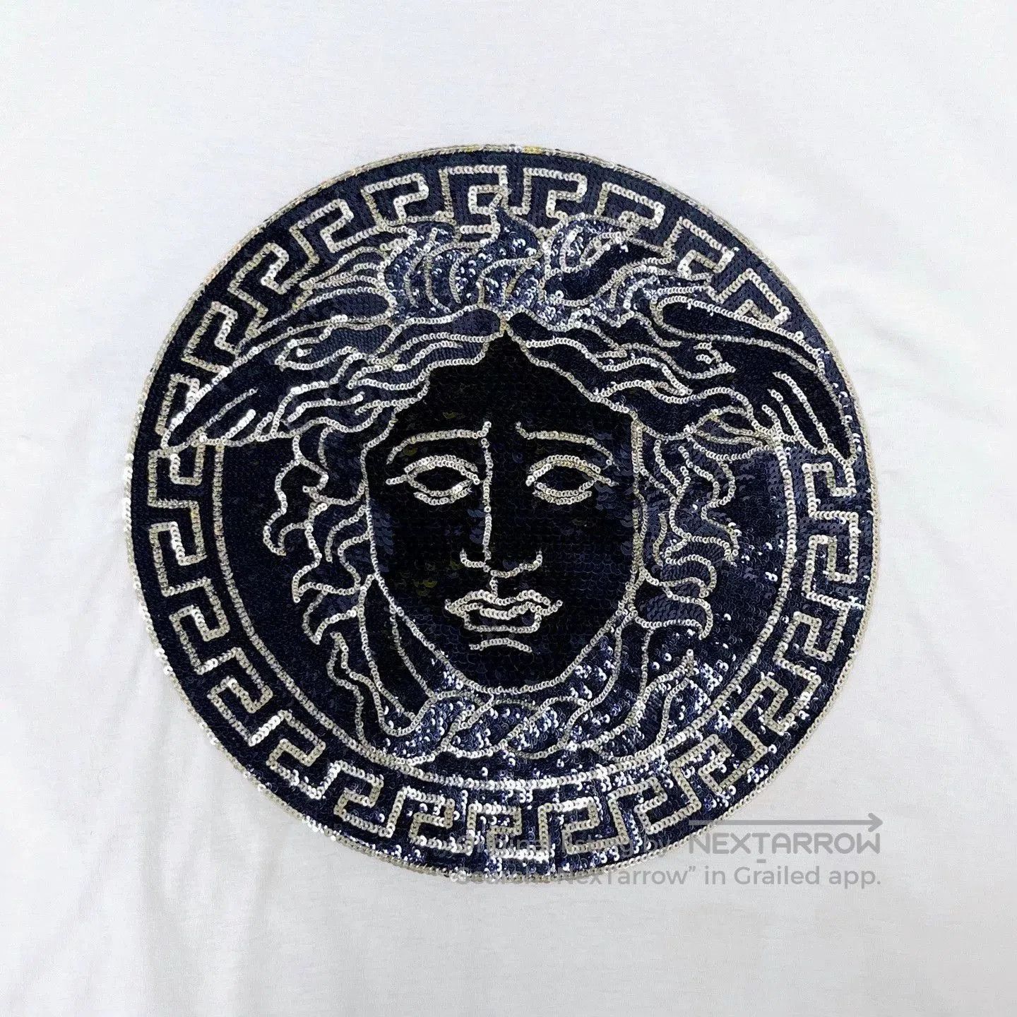 Versace Versace Medusa Logo Sequin Short-Sleeve Tee. Size US L / EU 52-54 / 3 - 5 Thumbnail