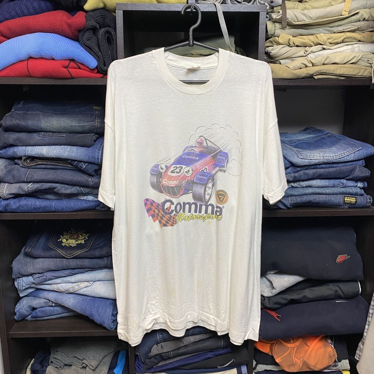 NASCAR Vintage Nascar Comma Motorsport racing 90’s tee size XL Size US XL / EU 56 / 4 - 1 Thumbnail