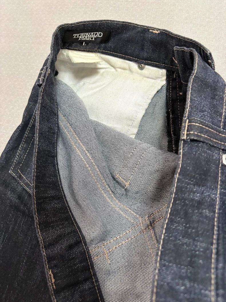Yohji Yamamoto Vintage Tornado Mart Denim Pants with Unique Design-2506 Size 31" - 6 Thumbnail