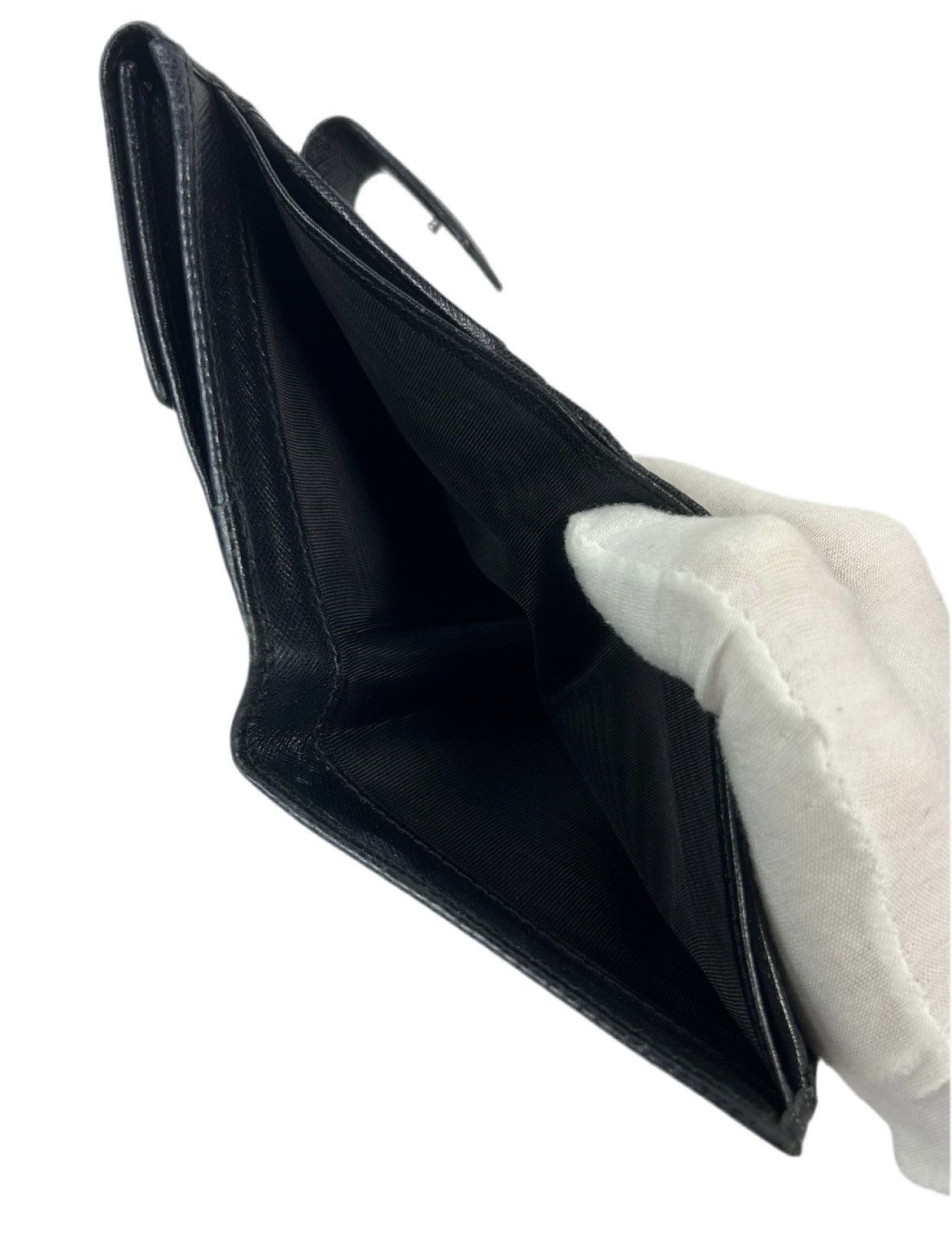 Salvatore Ferragamo Ferragamo Black Leather Bifold Wallet Size ONE SIZE - 5 Thumbnail