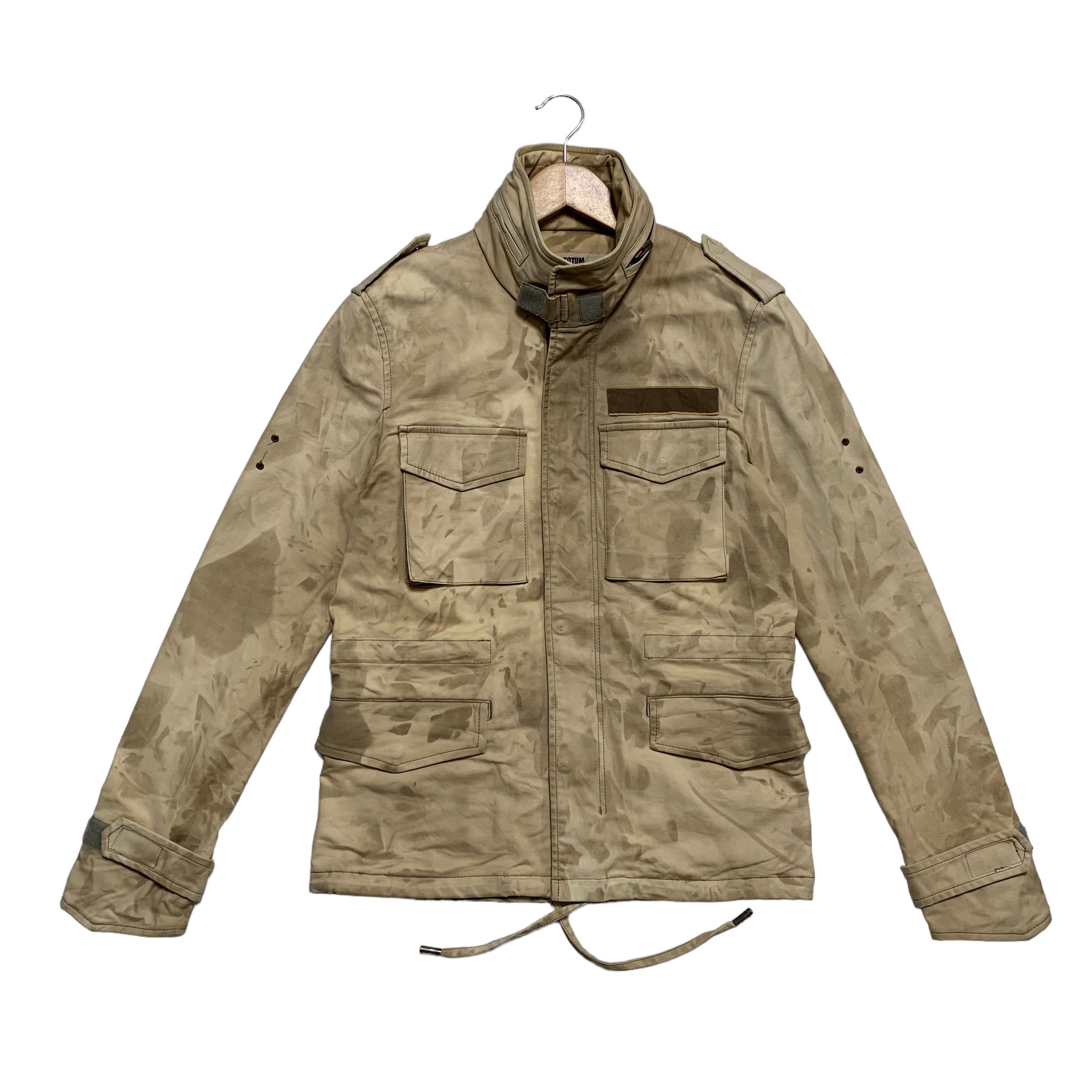 FACTOTUM Factotum Multipocket Acid Wash Jacket Size US S / EU 44-46 / 1 - 1 Thumbnail