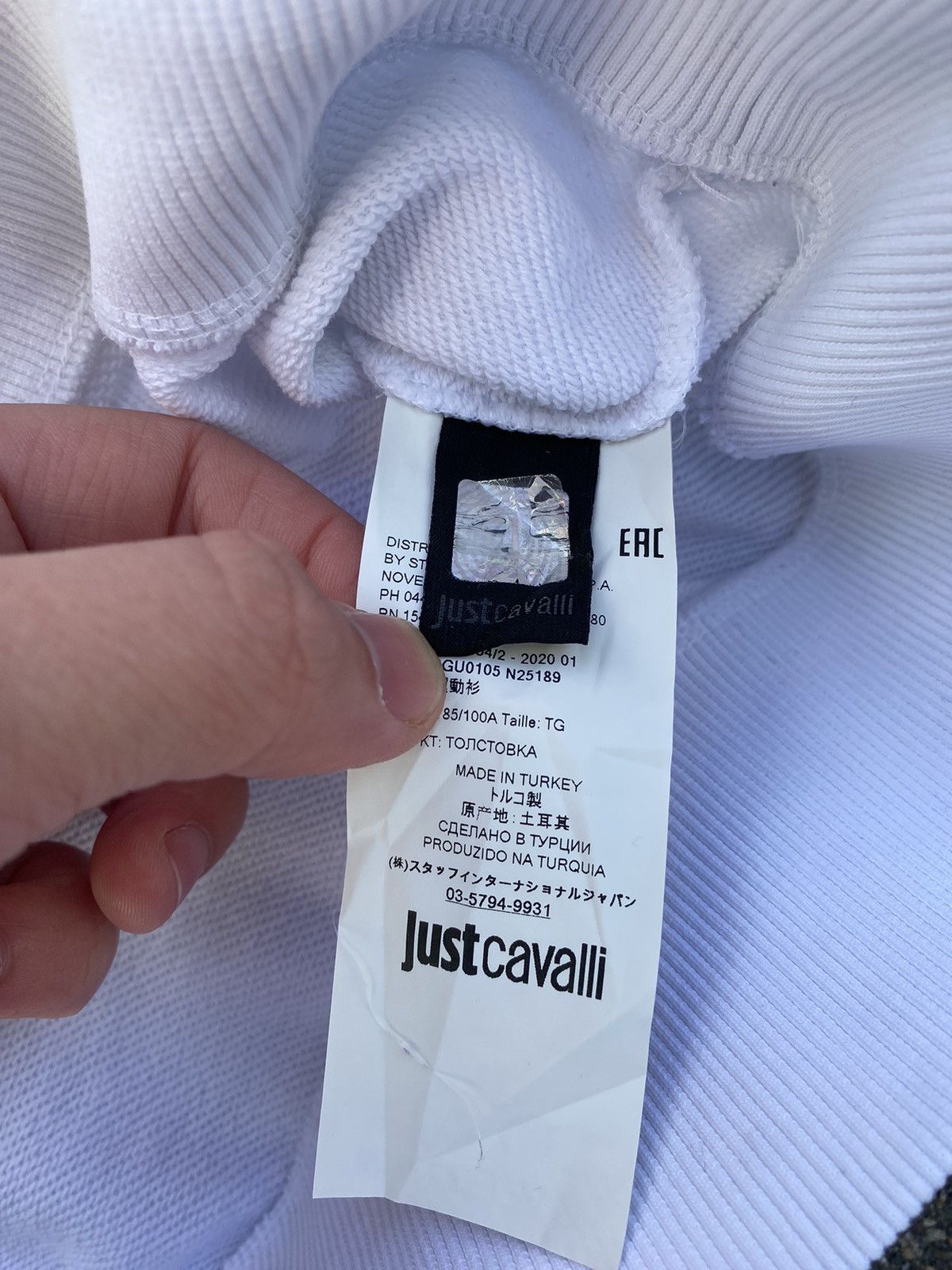 Just Cavalli Just Cavalli Roberto Cavalli Crewneck Sweatshirt Size US XL / EU 56 / 4 - 6 Thumbnail