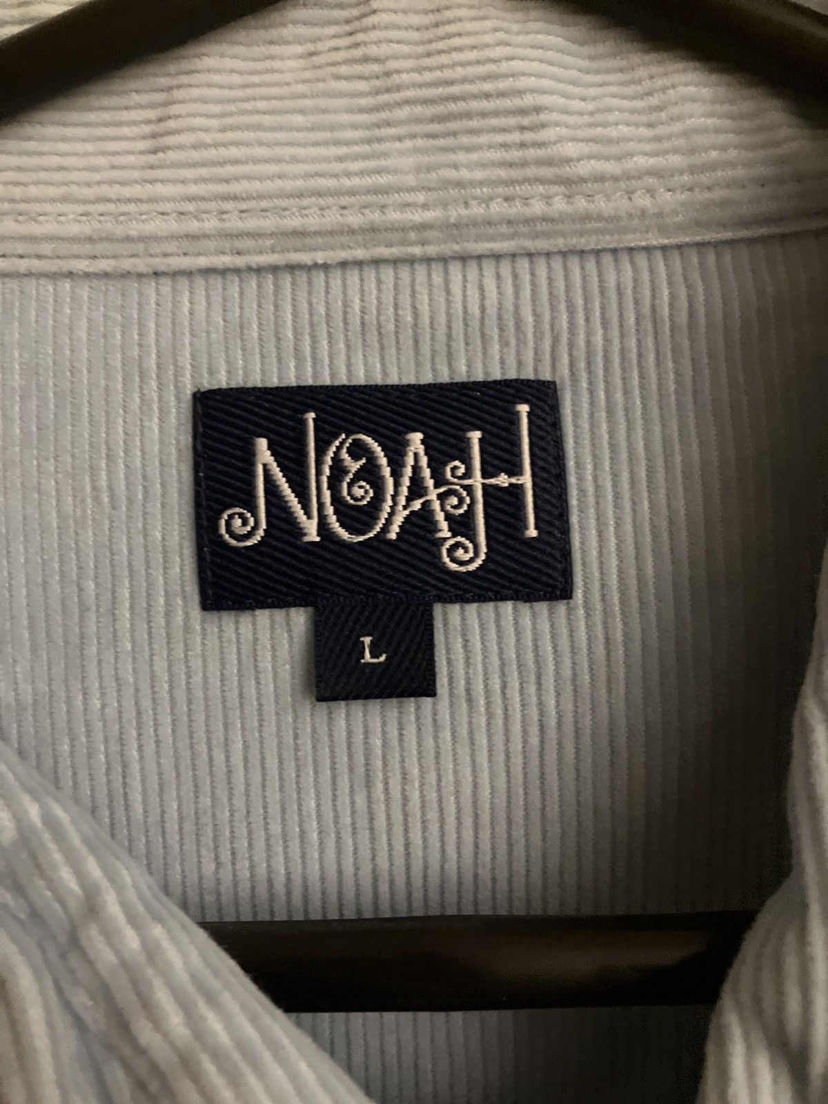 Noah Noah NY x Jimi Hendrix Embroidered Light Blue Corduroy Shirt Size US L / EU 52-54 / 3 - 4 Thumbnail