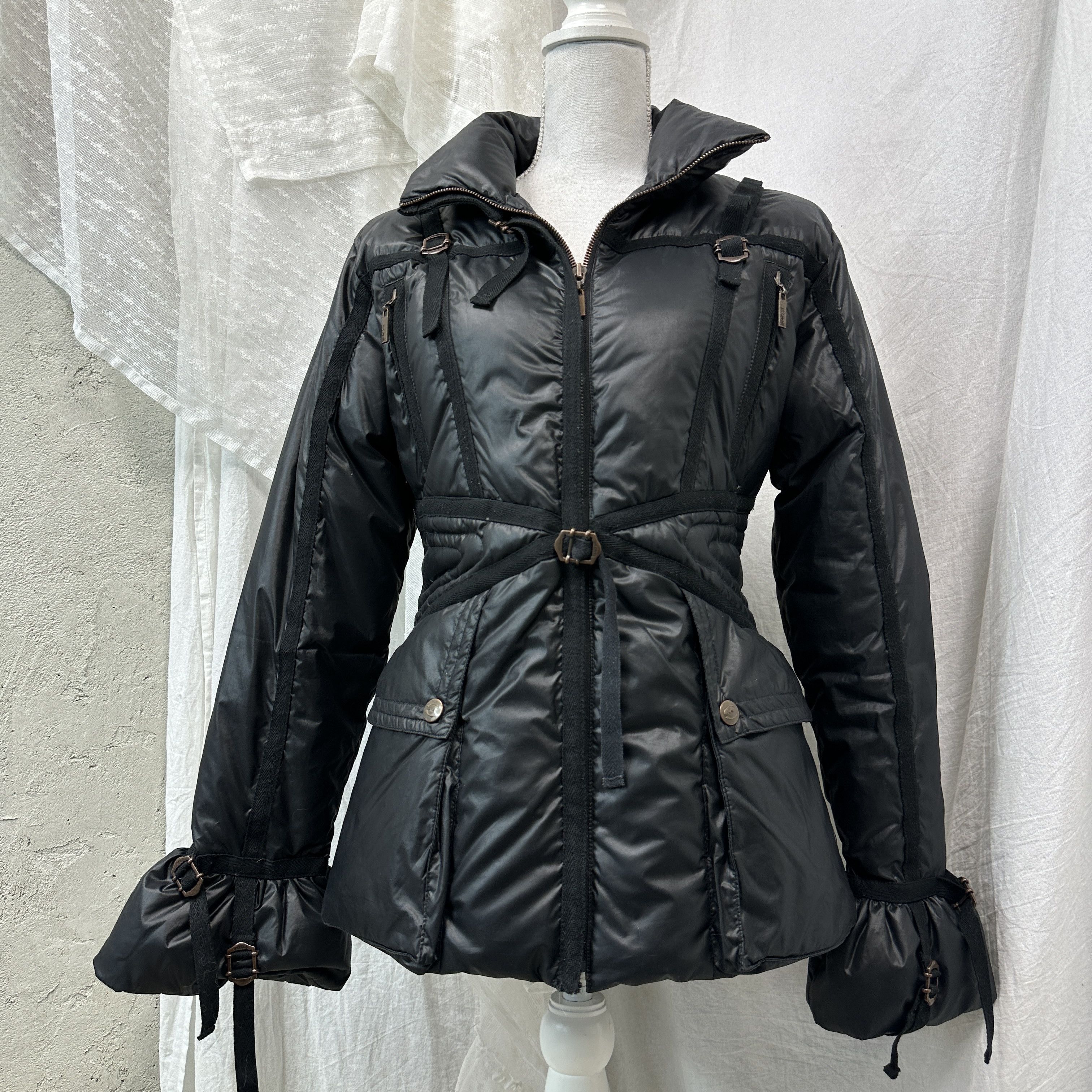Roberto Cavalli Vintage Puffer Bondage Roberto Cavalli Jacket 00s Size S / US 4 / IT 40 - 4 Thumbnail