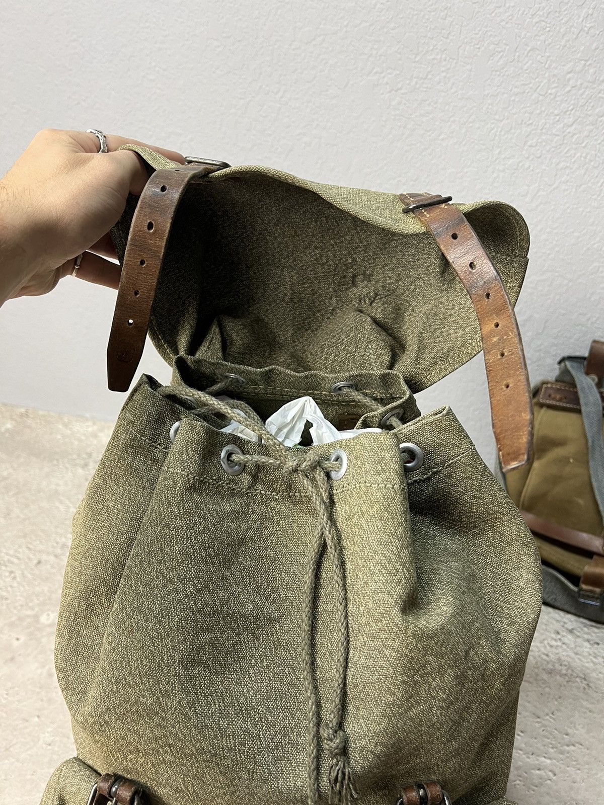 Vintage True Vintage Issue 1948 Bag Pack x2 Swiss Army Size ONE SIZE - 18 Thumbnail