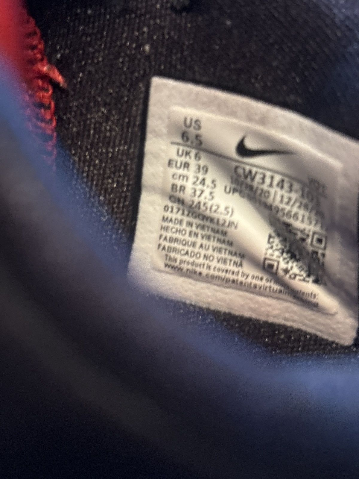 Nike 2021 PG 5 ‘White University Red’ 6.5 Used No Box Size US 6.5 / EU 39-40 - 6 Thumbnail