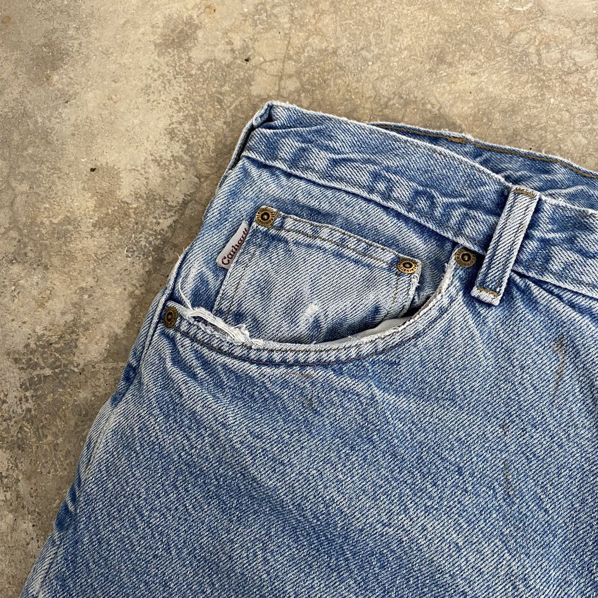 Carhartt Vintage Carhartt Blanket Lined Relaxed Fit Denim Jeans Size US 35 - 17 Thumbnail