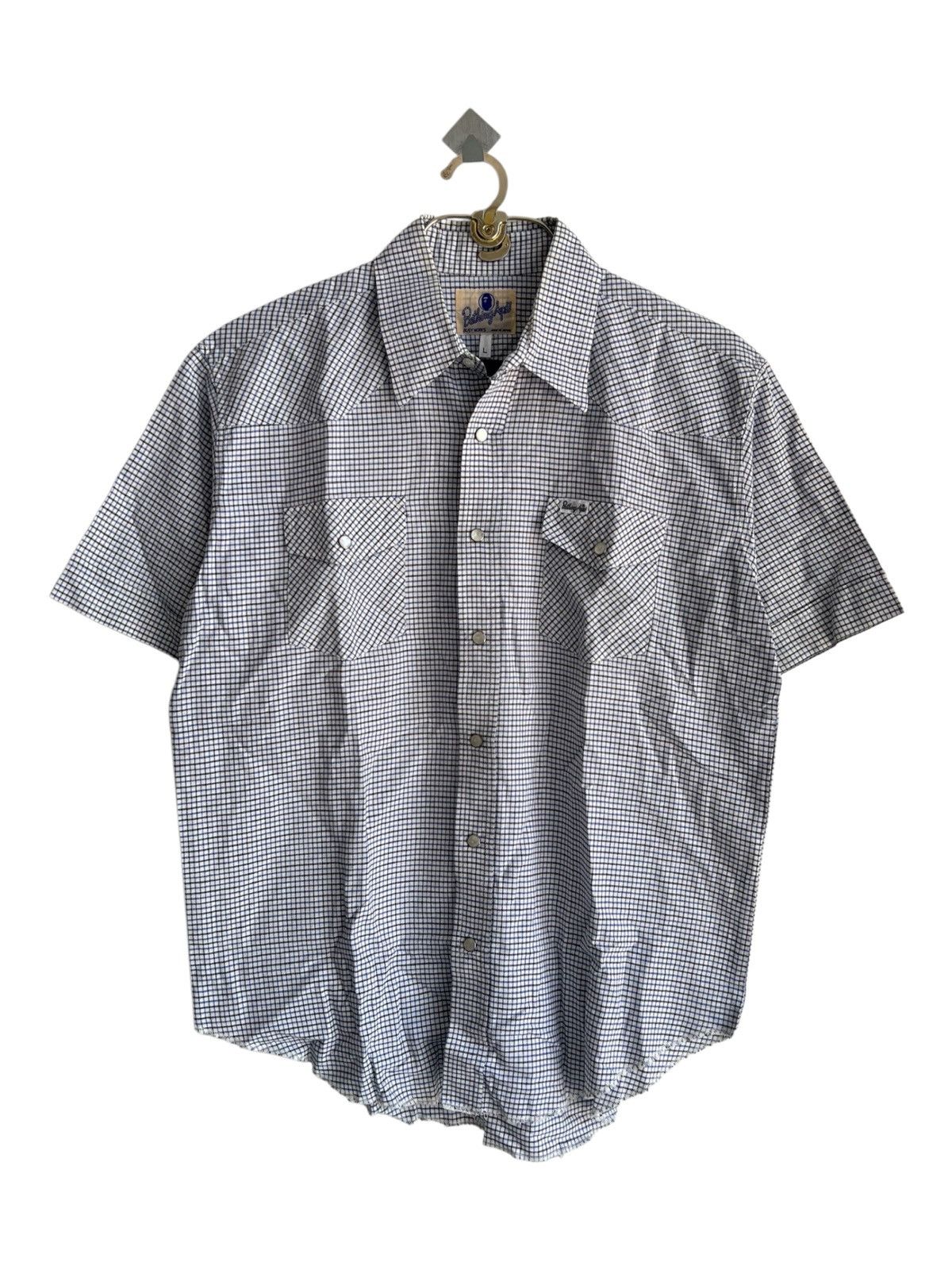 Vintage 1990s Bathing Ape Busy Work Plain Western B/D Shirt