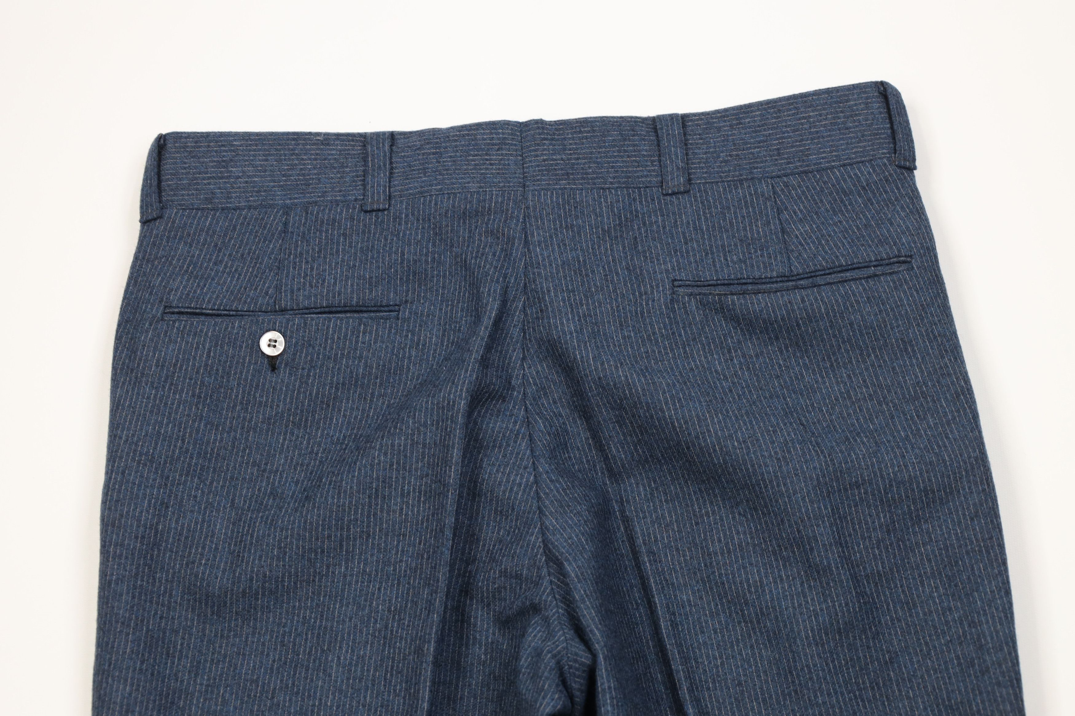 Vintage Vintage 70s Streetwear Wool Flannel Knit Wide Leg Pants USA Size US 32 / EU 48 - 8 Thumbnail