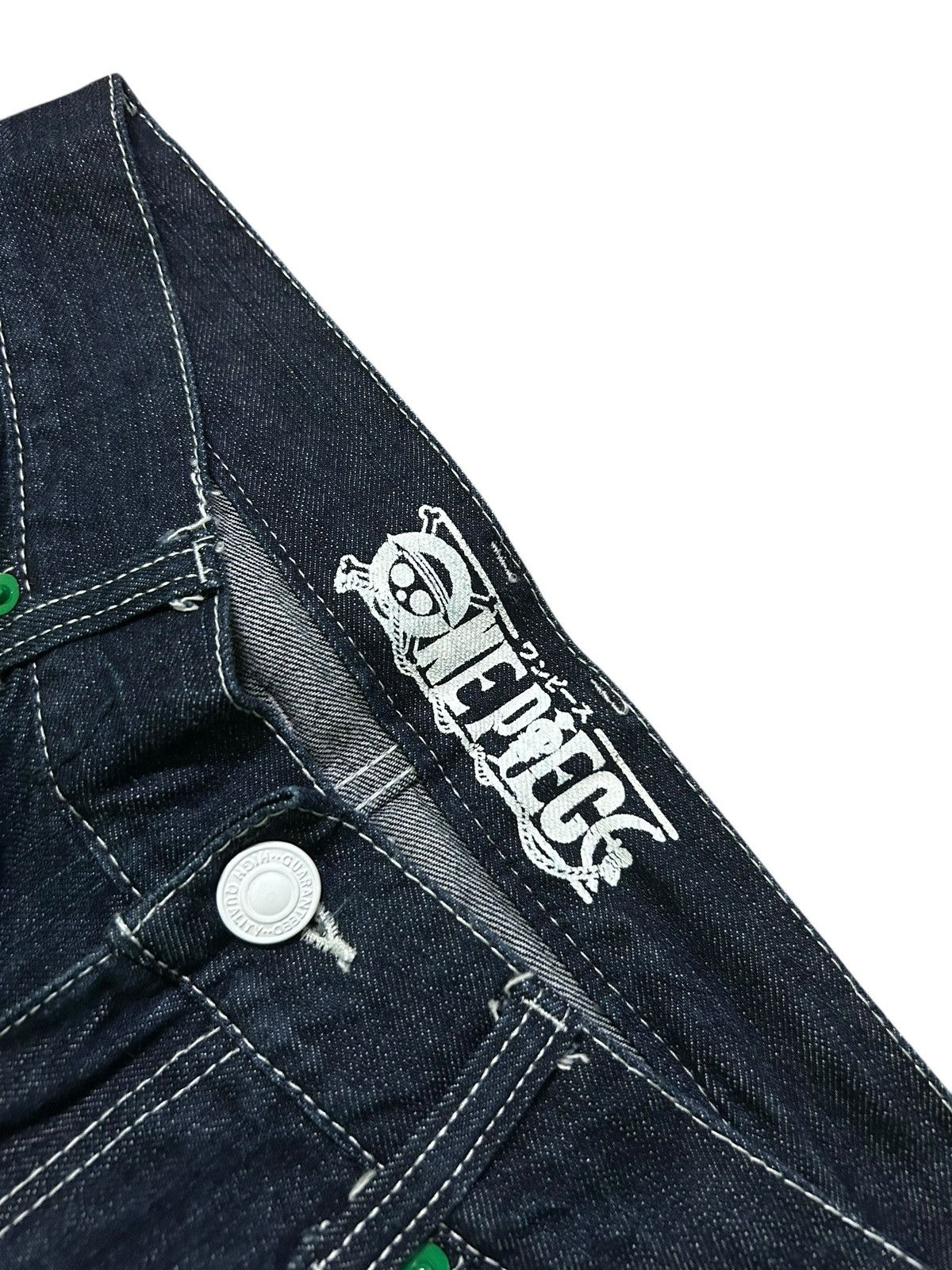 Japanese Brand × Kapital × Vintage Rare One Piece Tonytony Chopper Denim Jeans ☠️ Size US 32 / EU 48 - 3 Thumbnail