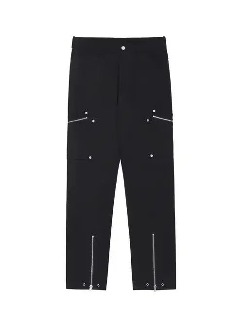 Designer × Japanese Brand × Vintage zipper punk cargo utility pants Size US 32 / EU 48 - 3 Thumbnail