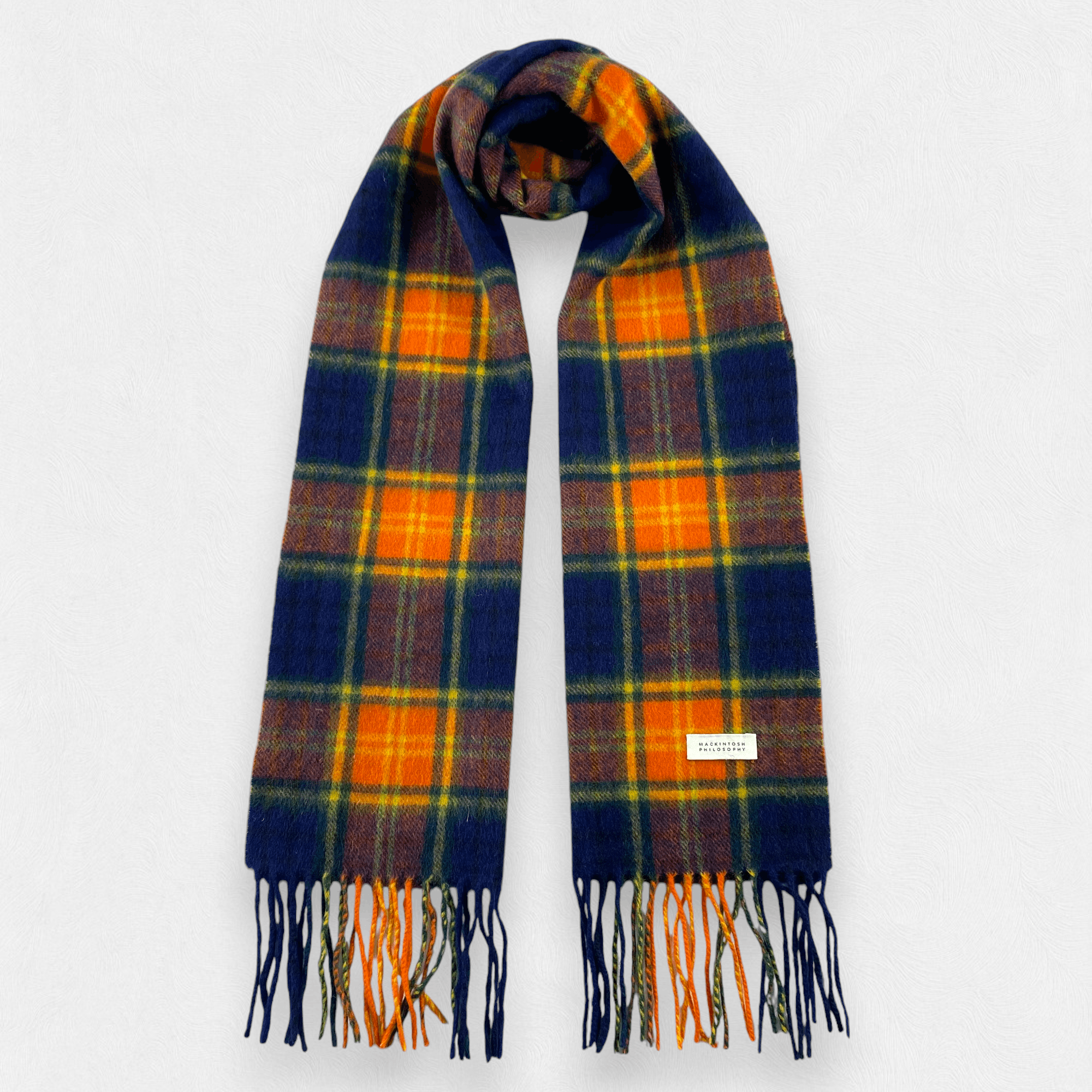 Mackintosh Mackintosh Philosophy Scarf Plaid Neck Wrap Wool Muffler Size ONE SIZE - 1 Thumbnail