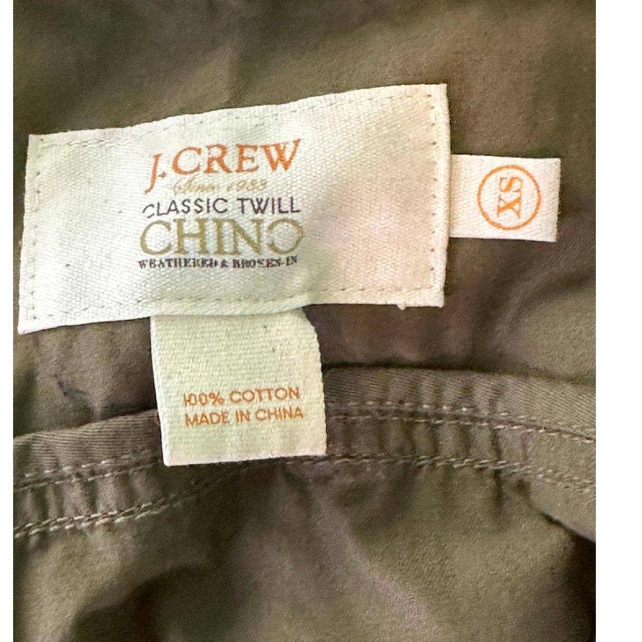 J.Crew J.Crew Classic twill Chino green hoodie vest jacket size XS Size XS / US 0-2 / IT 36-38 - 3 Thumbnail