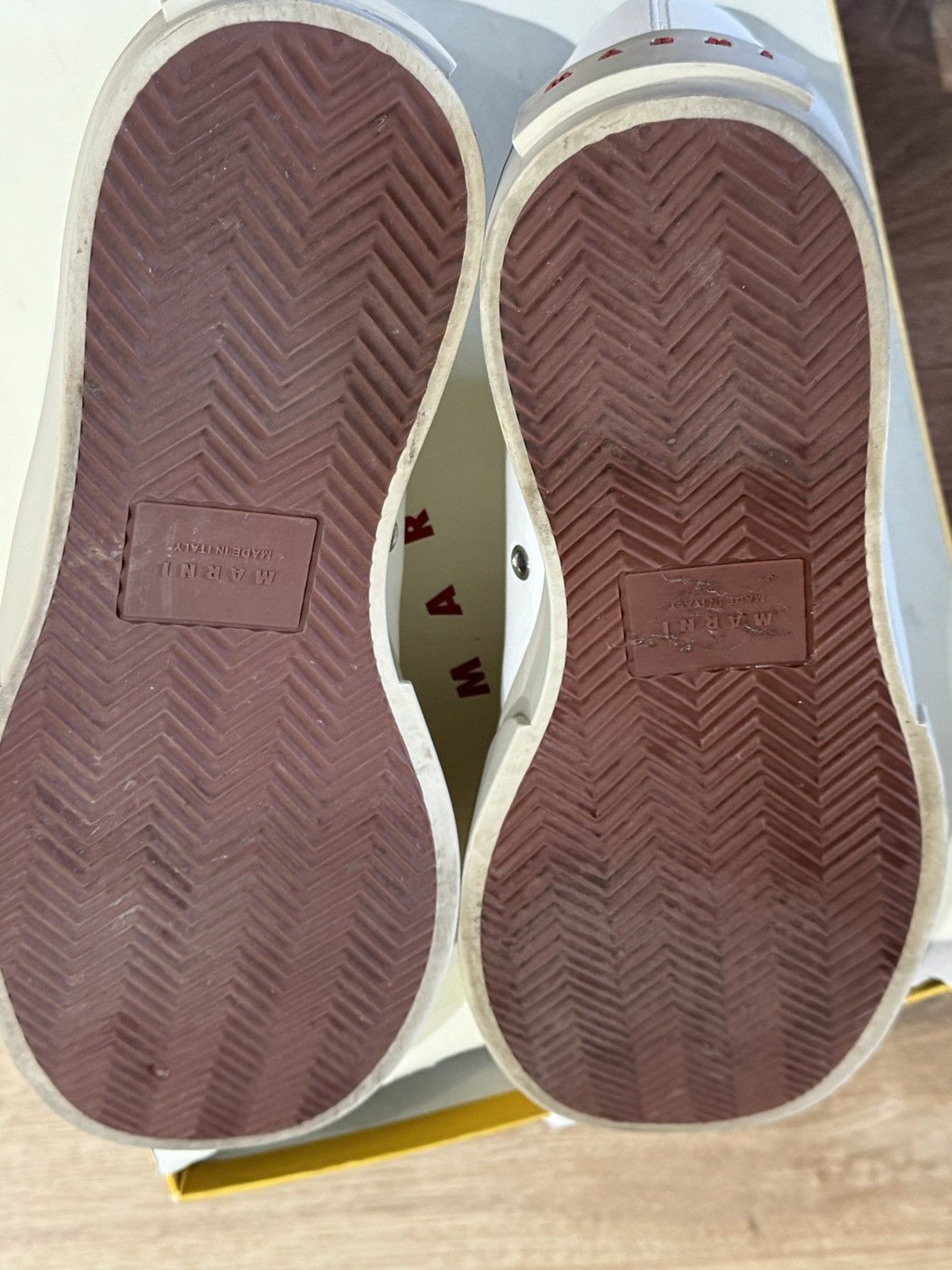 Marni Marni Pablo Leather Sneakers Size US 12 / EU 45 - 8 Thumbnail