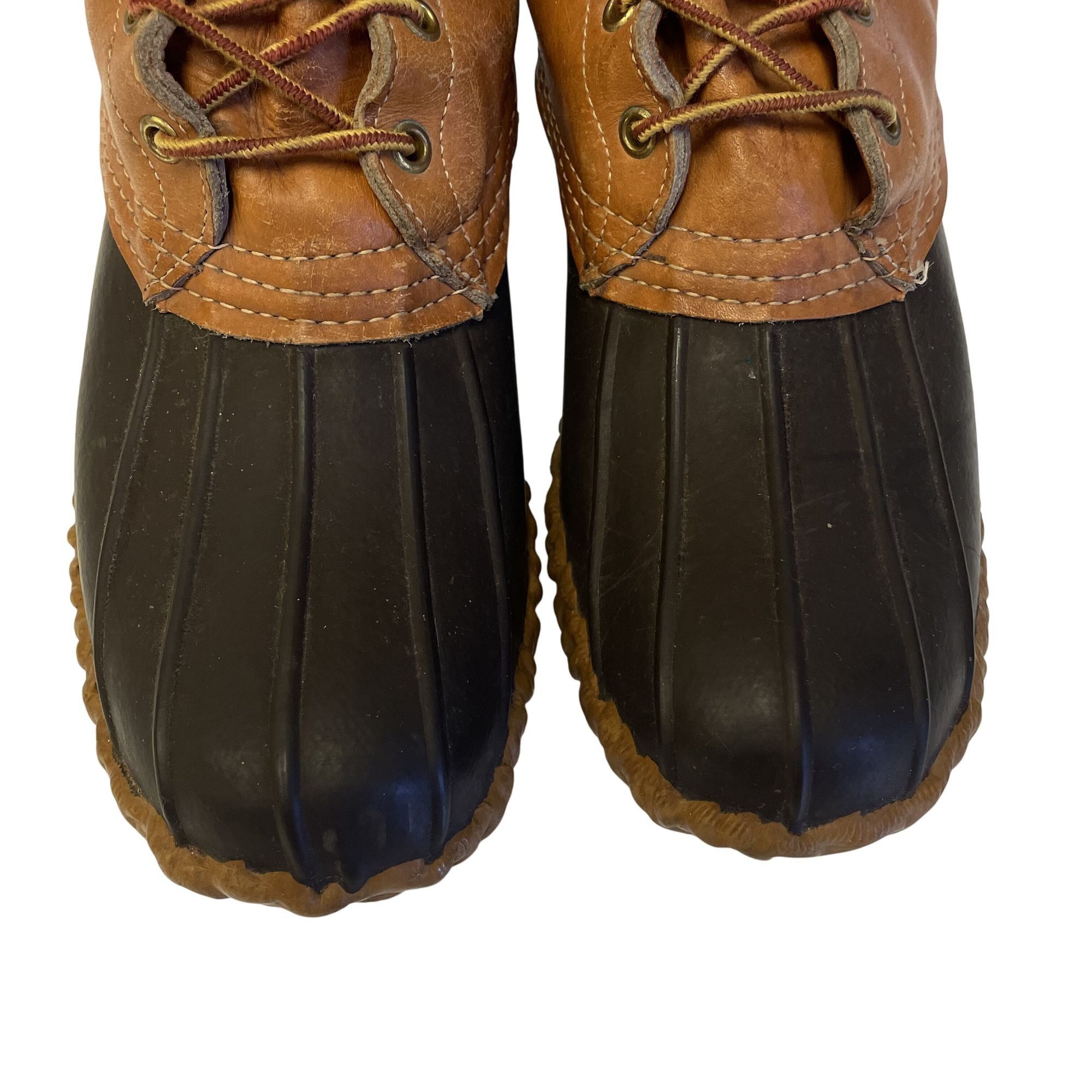 L.L. Bean Vtg LL BEAN Duck Boots Leather Maine Hunting Shoes 8 Size US 8 / EU 41 - 4 Thumbnail