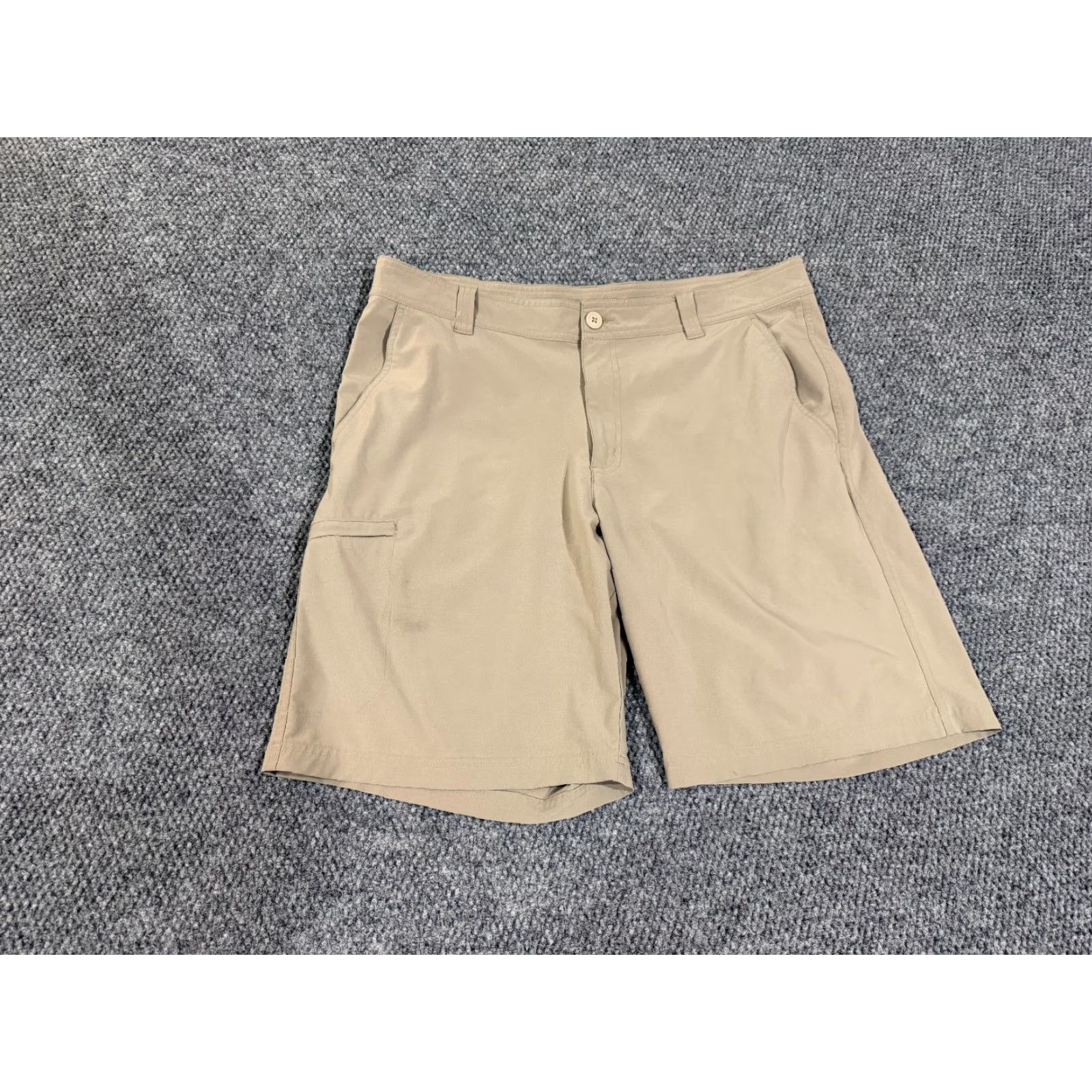 Tori Richard Columbia Shorts Mens 34 Tan Omni Shield Outdoor Hiking Fishing Lightweight Shirt? Size US 34 / EU 50 - 2 Thumbnail