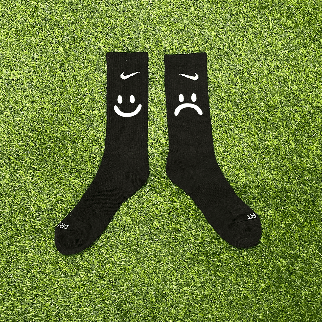 Nike NIKE CUSTOM HAPPY SAD SOCKS Size ONE SIZE - 1 Preview