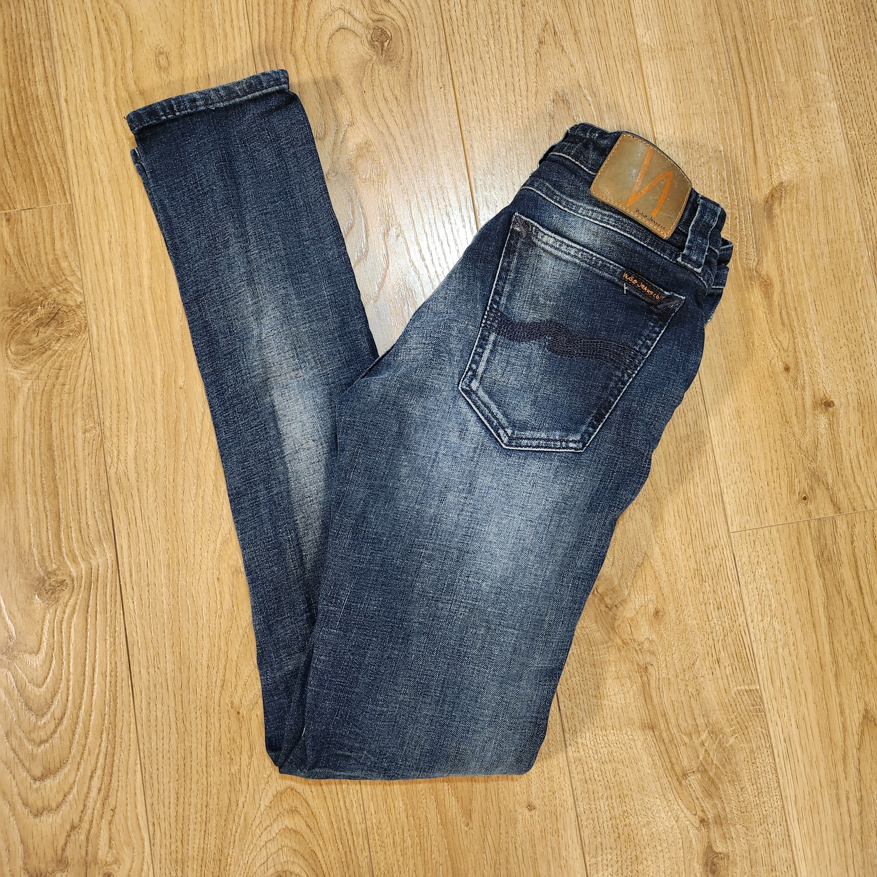 Nudie Jeans 29/32 Skinny Lin Blue Denim Size US 29 - 1 Thumbnail