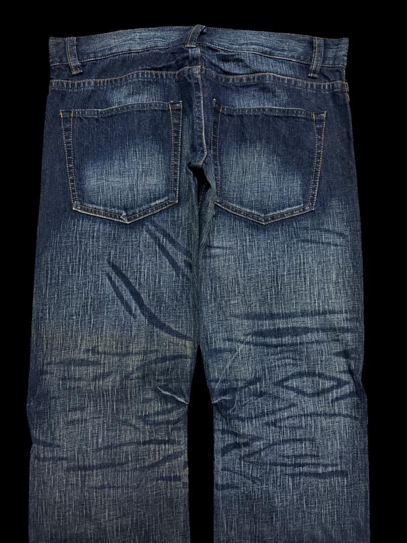 Japanese Brand INSANE Vintage Japanese Bison Sick Washed Bootcut Jean Rare Size US 35 - 13 Thumbnail