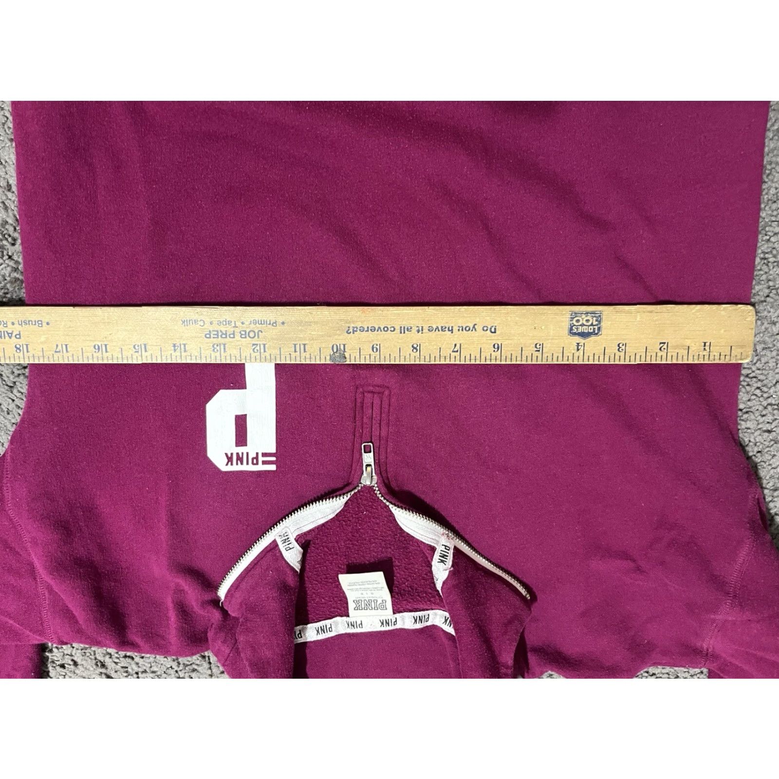 Victoria's Secret VINTAGE Victoria's Secret PINK Sweatshirt Shirt 1/4 Zip Dark Pink Small Logo Womens Pullover 1/4 Zip Pockets Pink 90s Concert? Size S / US 4 / IT 40 - 5 Thumbnail