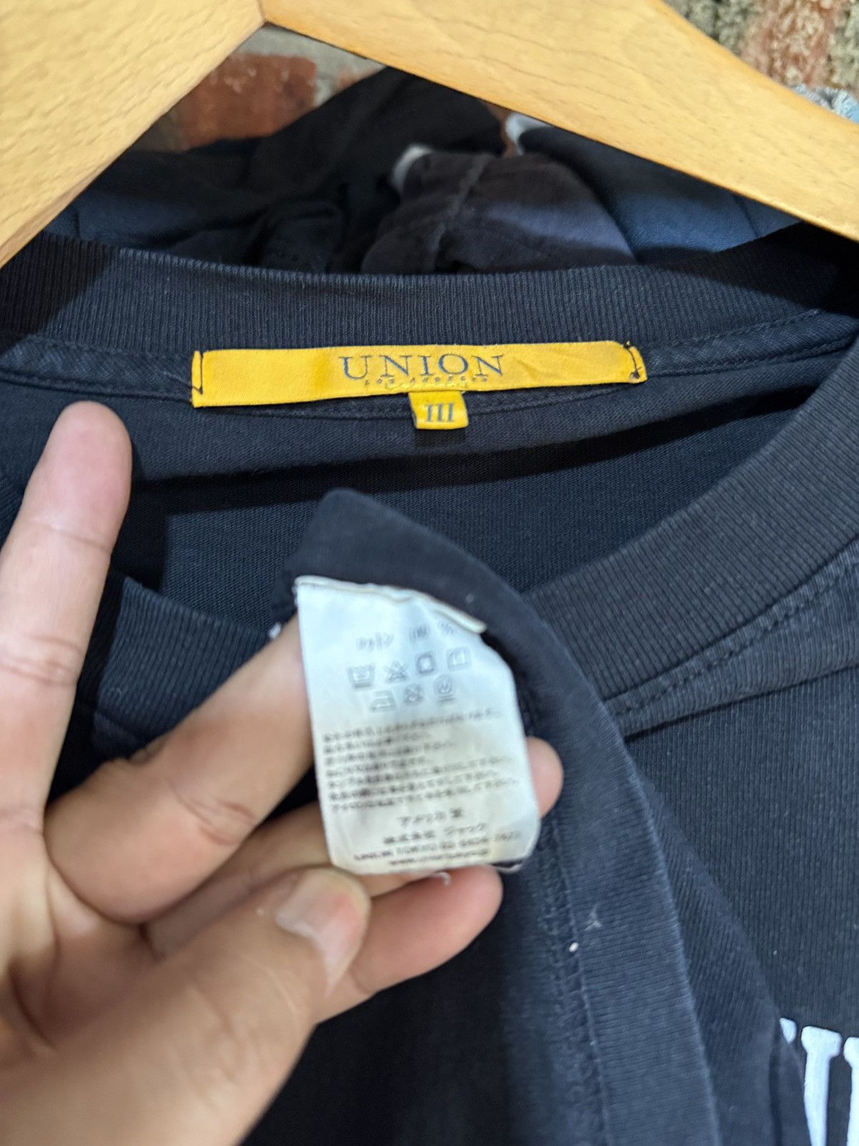 Vintage Vintage Union LA Un Film De Long Sleeve Tee Size US L / EU 52-54 / 3 - 15 Thumbnail