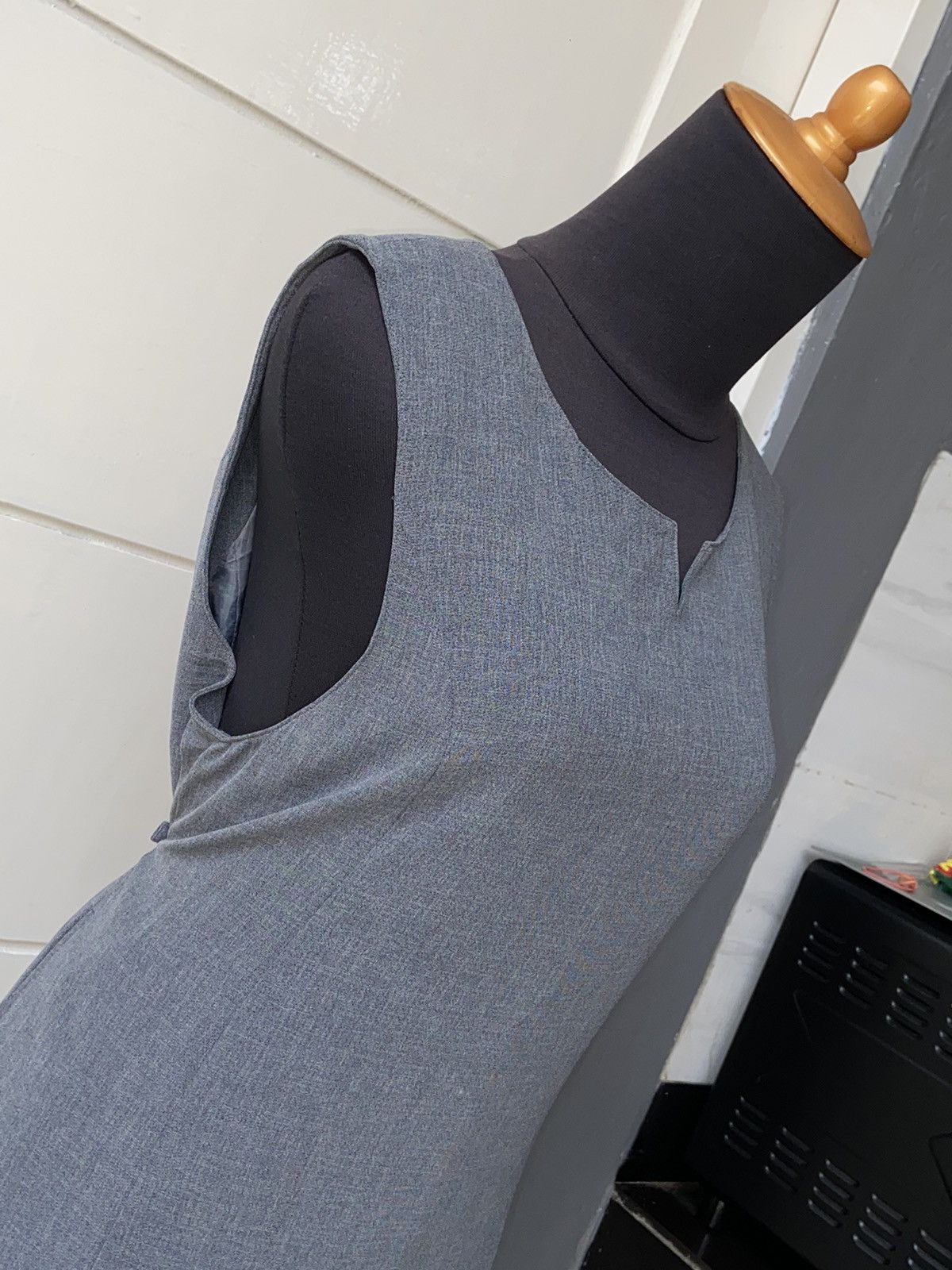 Balmain BALMAIN Grey Dress Size S / US 4 / IT 40 - 17 Thumbnail