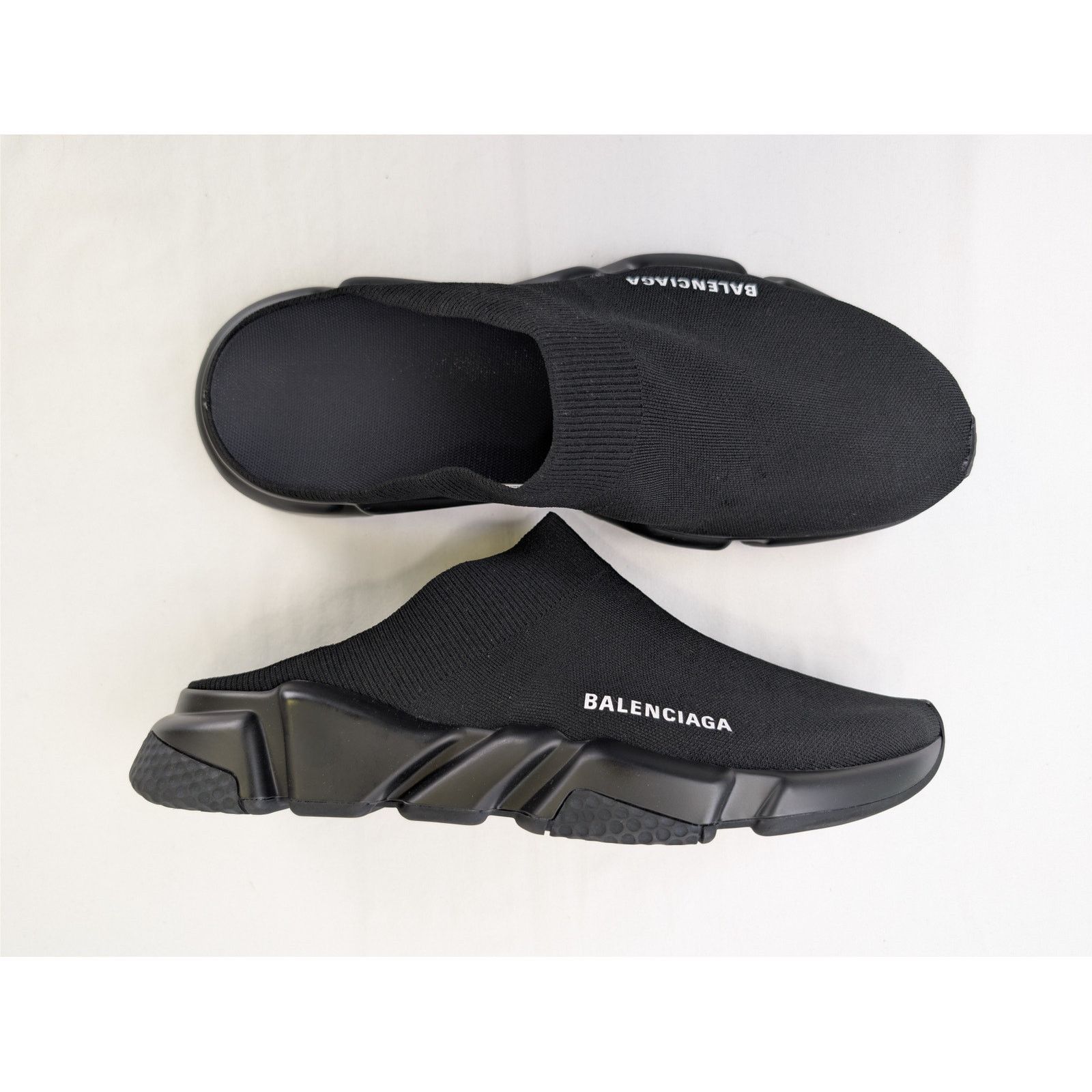 Balenciaga o1rshd1 Q:3 / New Recycled Knit/Sole Speed Mule Slipper Size US 10 / EU 43 - 1 Thumbnail