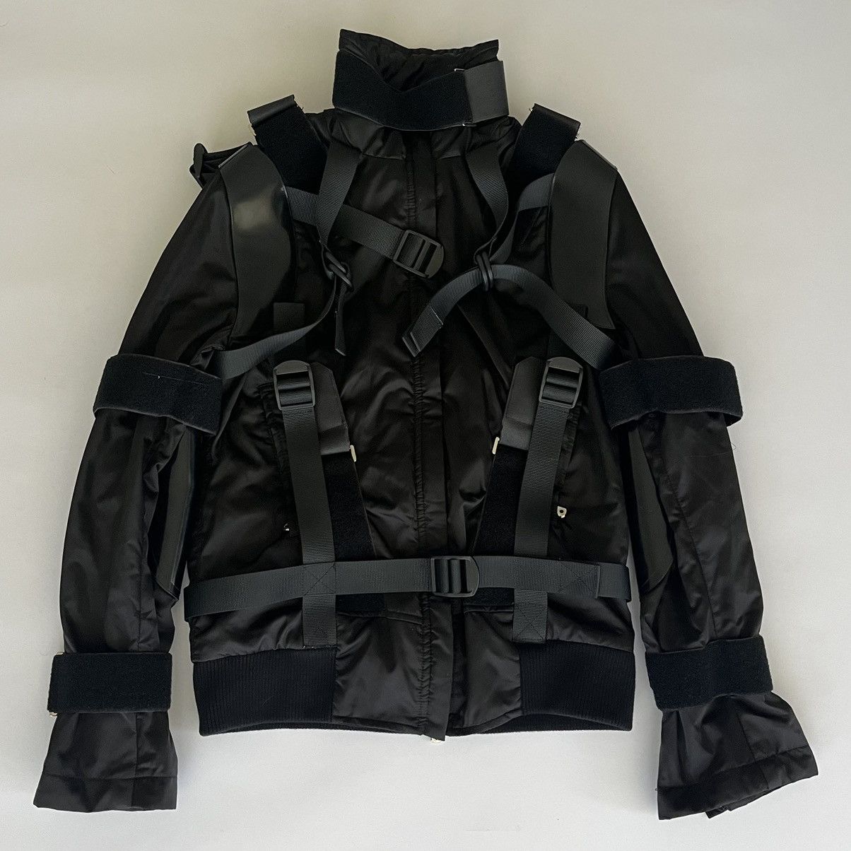 Veste Vintage Dolce & Gabbana Rose Nylon Parachute - Taille 46, Occasion Très Bon état