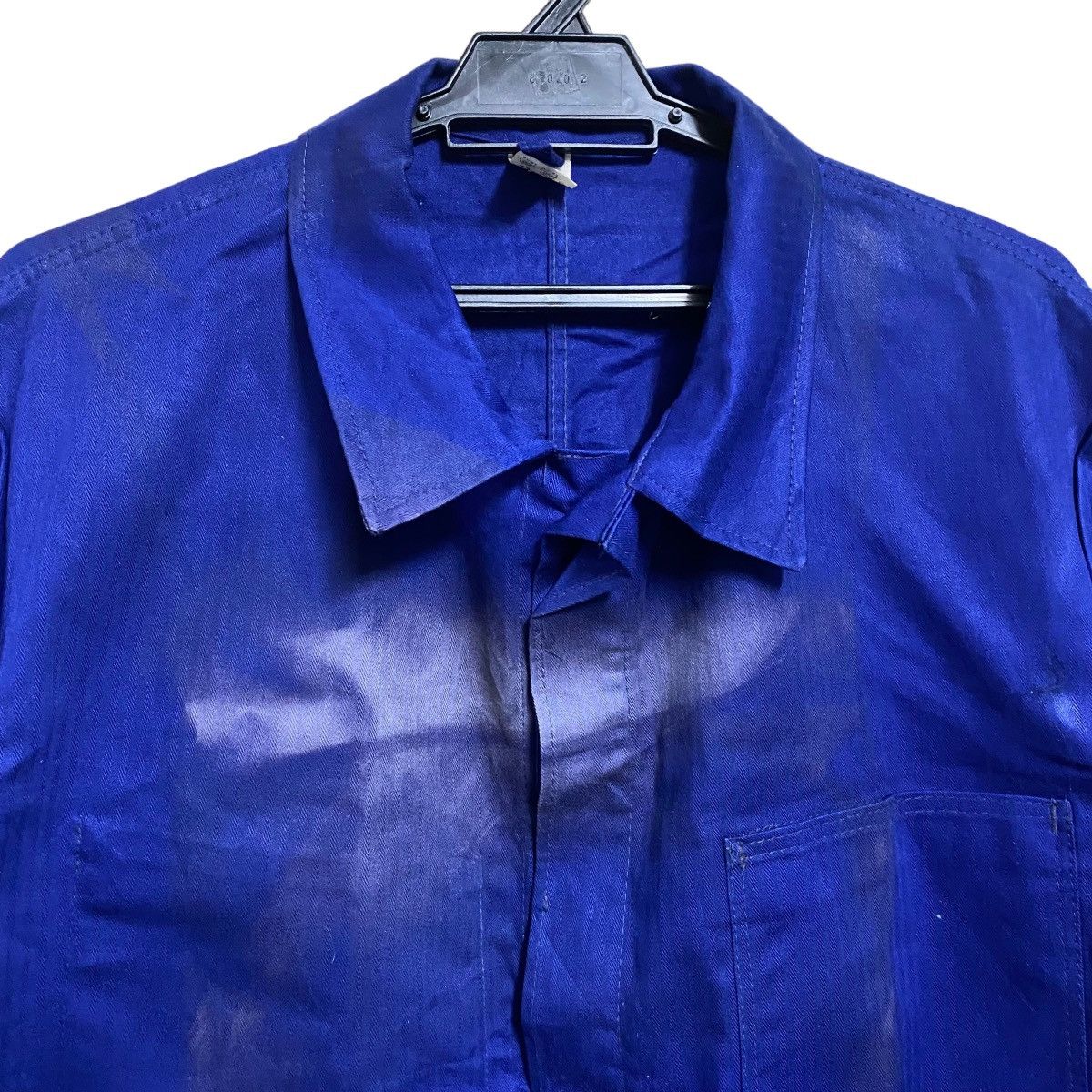 Le Laboureur Vintage 60s Sanfor French Worker Chore Jacket Sunfaded Hbt Size US XL / EU 56 / 4 - 7 Thumbnail