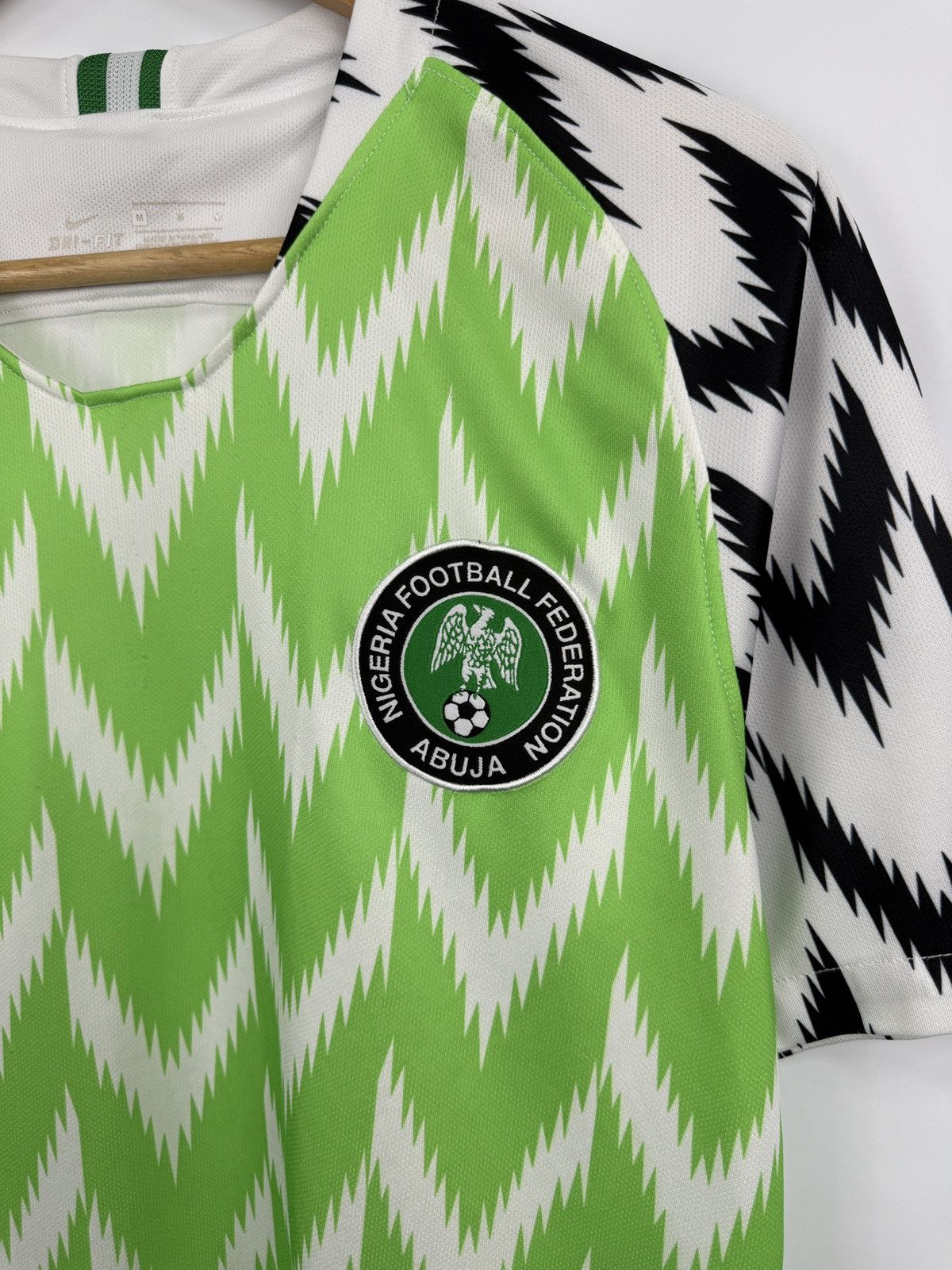 Nike 🇳🇬 Nike Nigeria 2018 ABUJA Jersey Rare Retro Hype Y2K Size US M / EU 48-50 / 2 - 4 Thumbnail