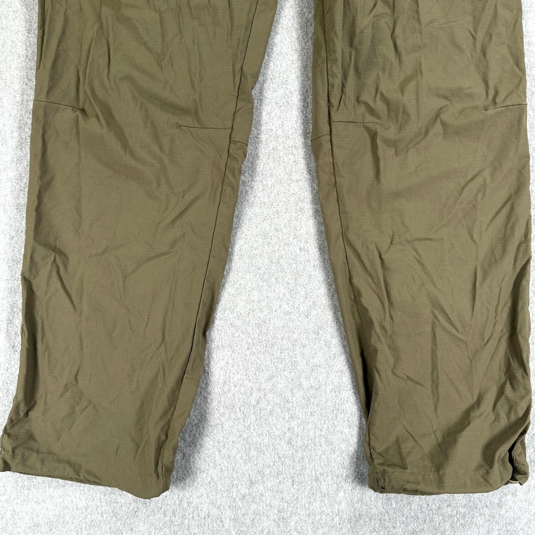 Vintage Backcountry Green Lightweight Womens 12 Straight Pants Elastic Waist Travel Hiking Casual Size 34" / US 12 / IT 48 - 6 Thumbnail