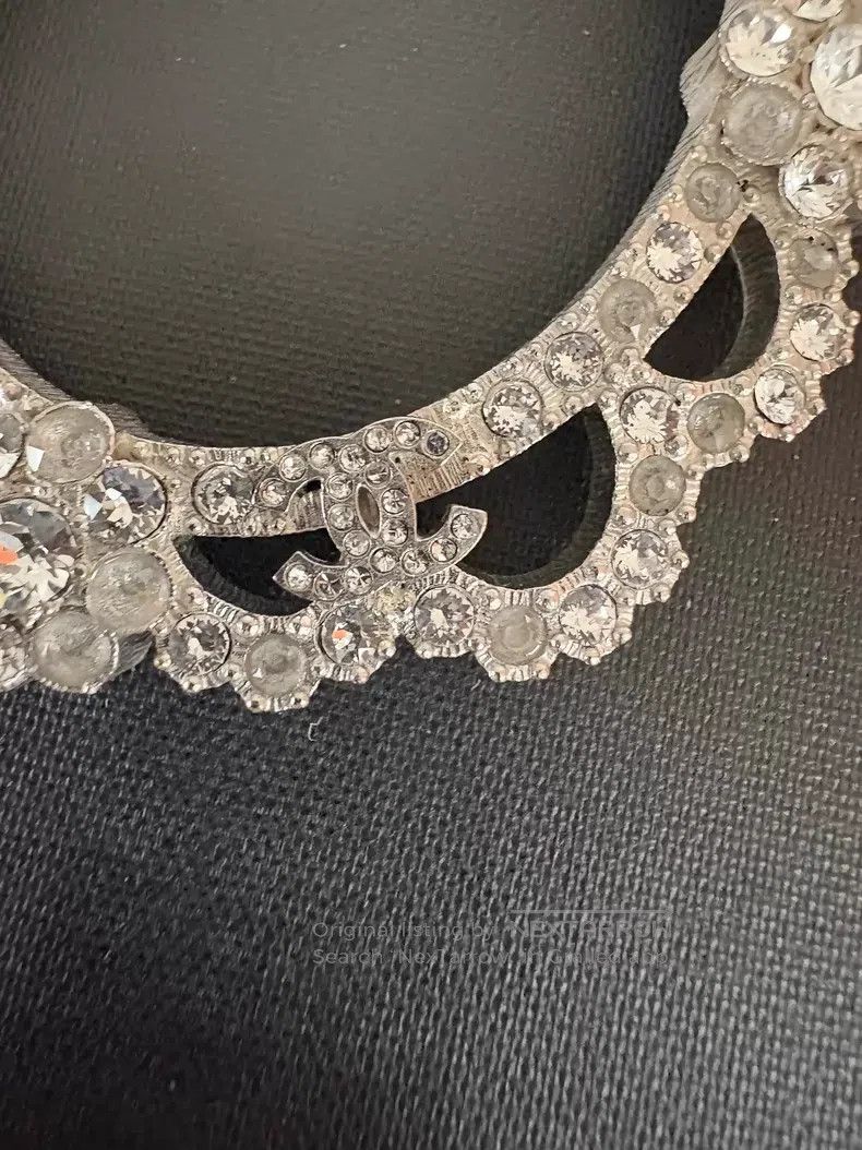 Chanel Chanel 15A Salzburg hollow full diamond flower brooch Size ONE SIZE - 5 Thumbnail