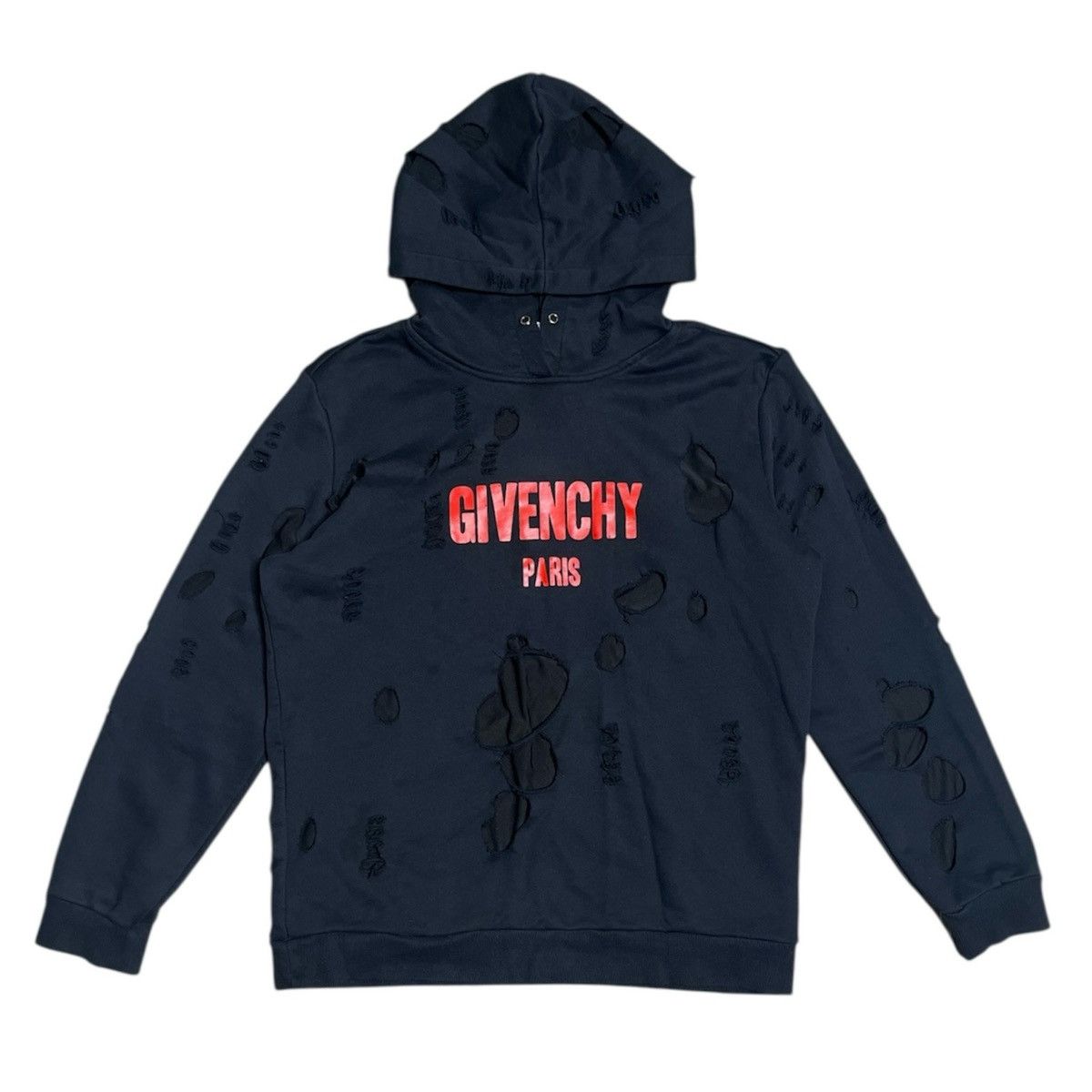 Designer × Givenchy × Riccardo Tisci RARE givenchy distressed hoodie Size US XL / EU 56 / 4 - 1 Thumbnail