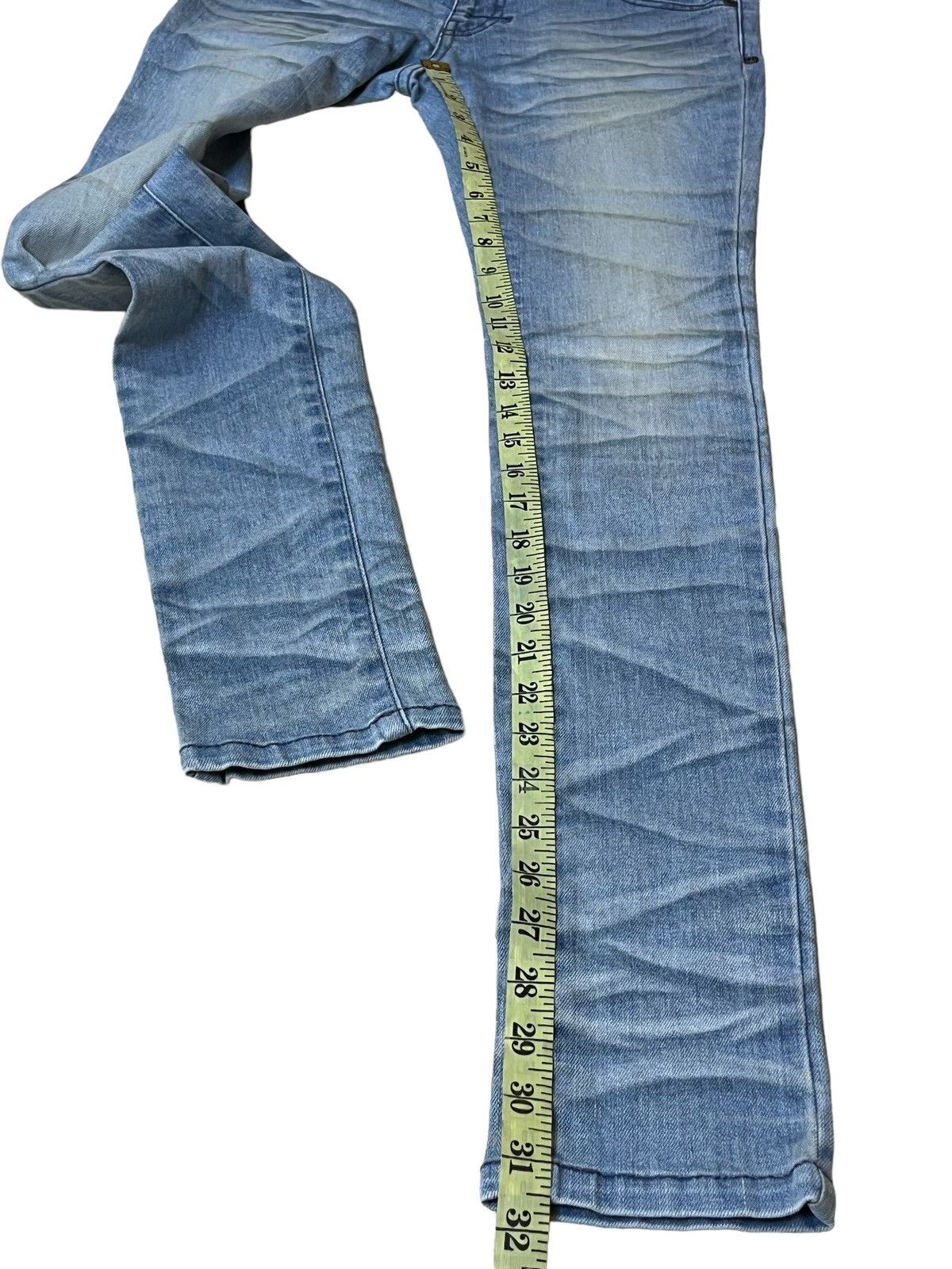 Tornado Mart VINTAGE TORNADO MART STRETCH COTTON SKINNY FADE JEANS Size US 30 / EU 46 - 16 Thumbnail