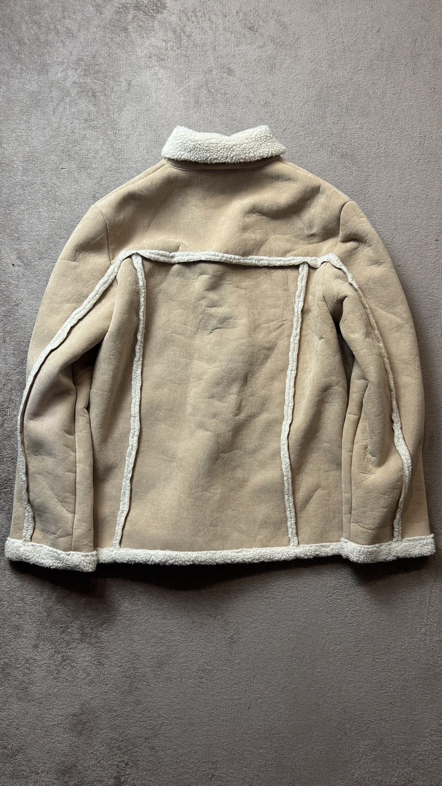 Japanese Brand Vintage Faux Fur Sheepskin Coat Jacket ysl western gucci cdg Size US L / EU 52-54 / 3 - 4 Thumbnail