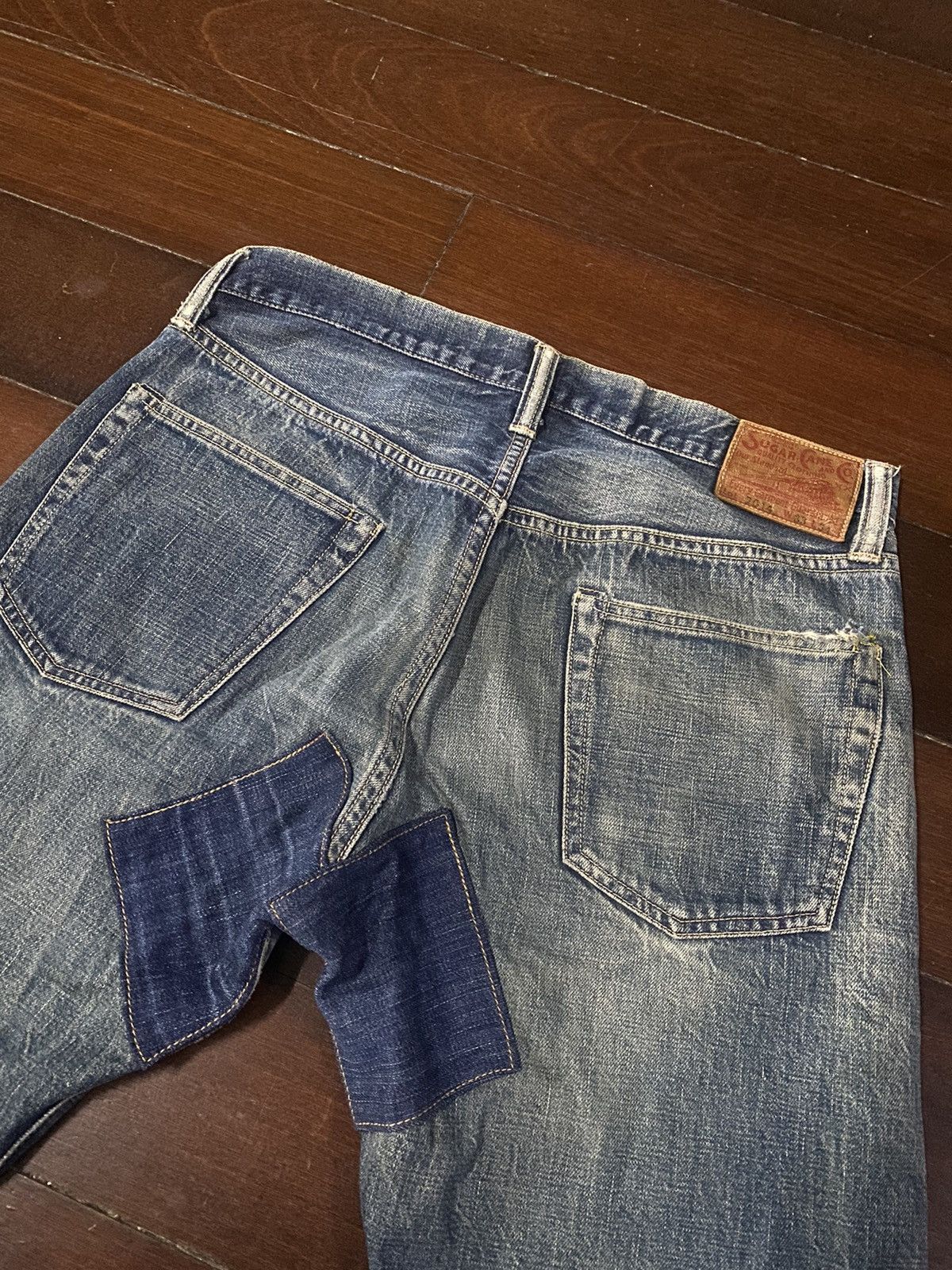 Vintage Sugar Cane Jeans Vintage Honeycomb Rusty lot 2014 rework B-1 Size US 34 / EU 50 - 15 Thumbnail