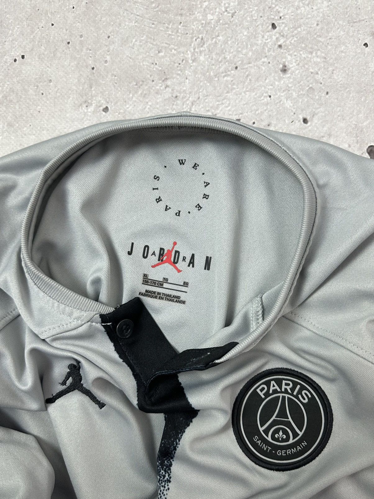 Jordan Brand Jordan PSG Paris Saint-Germain Grey Soccer Jersey Size US S / EU 44-46 / 1 - 8 Thumbnail