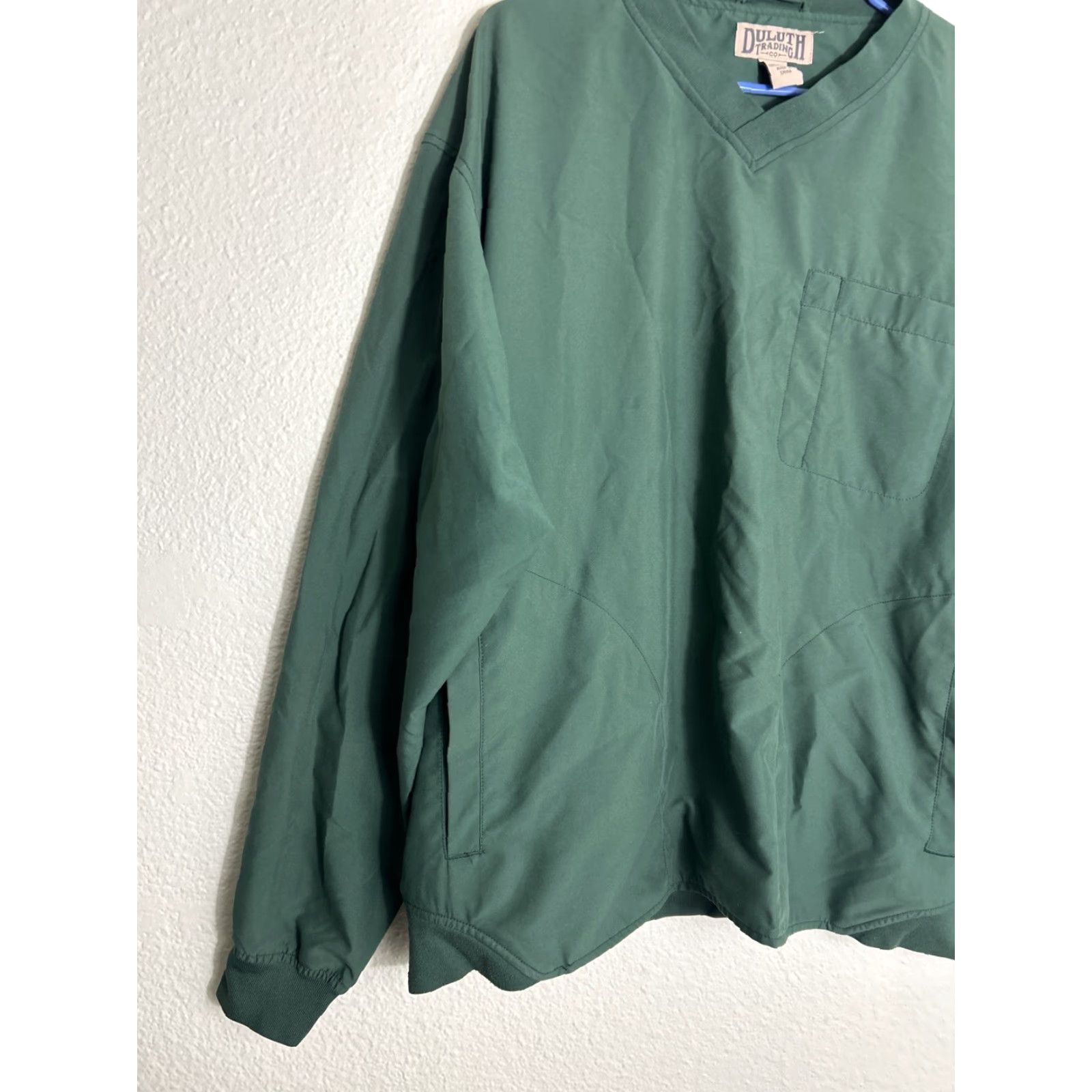 Vintage Duluth Windbreaker Jacket Mens Green XL Pullover Wind-Resistant Water Resistant All Seasons Logo Casual Golf 90s Outdoor Size US XL / EU 56 / 4 - 2 Thumbnail