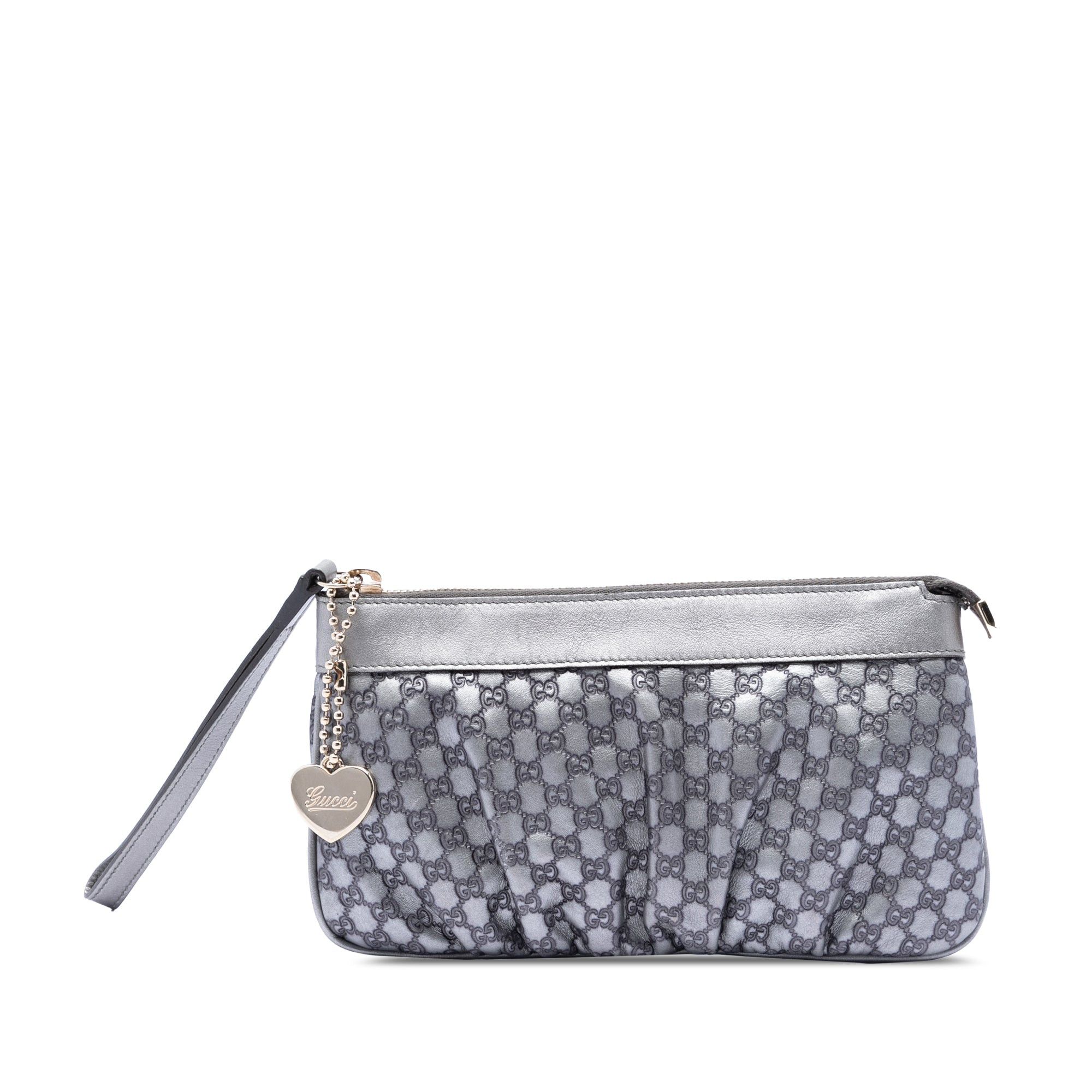 Gucci Microguccissima Heart Wristlet Pochette Size ONE SIZE - 1 Thumbnail