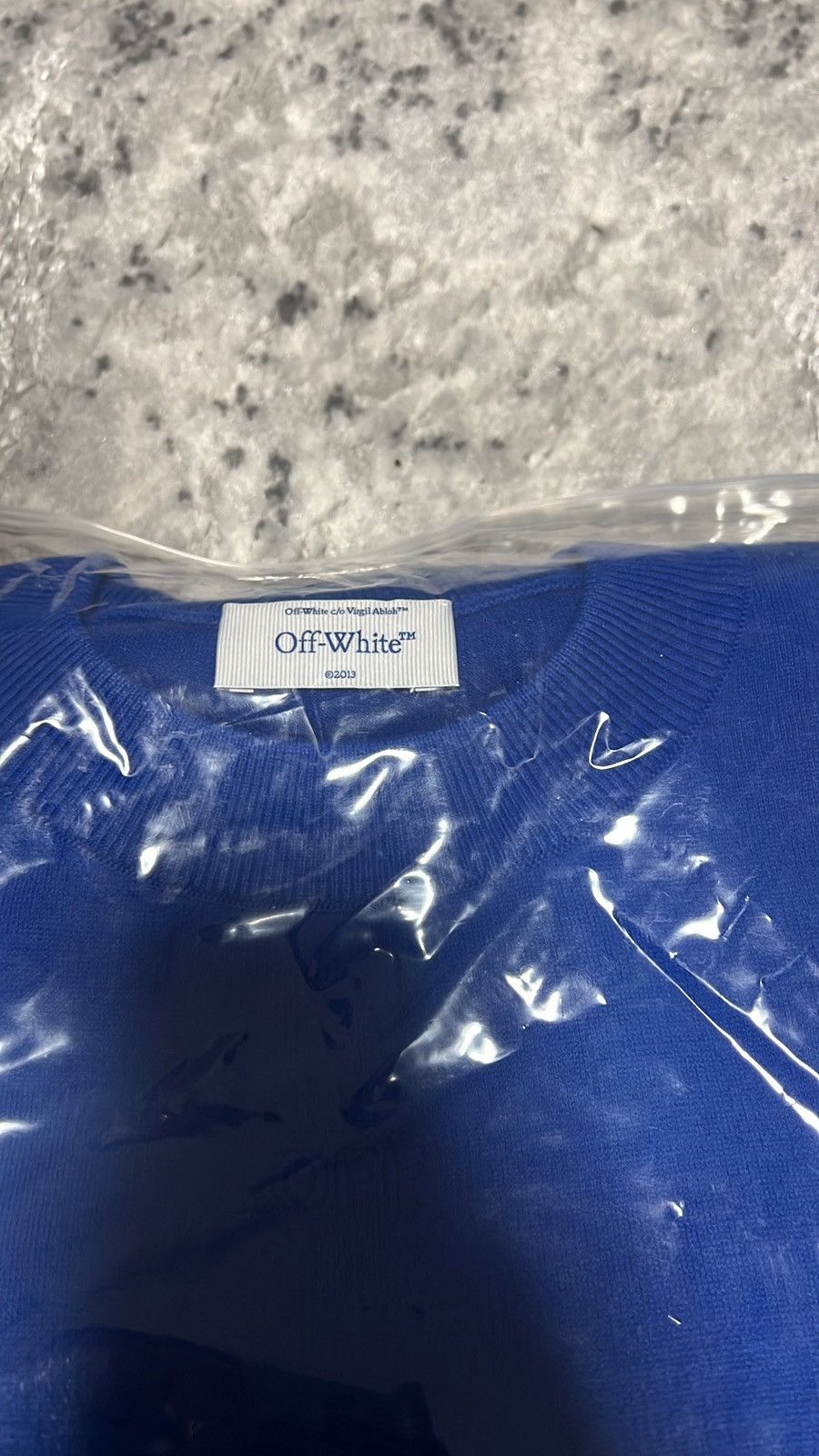 Off-White OFF-WHITE BODY SCAN KNIT CREWNECK Size US L / EU 52-54 / 3 - 3 Thumbnail