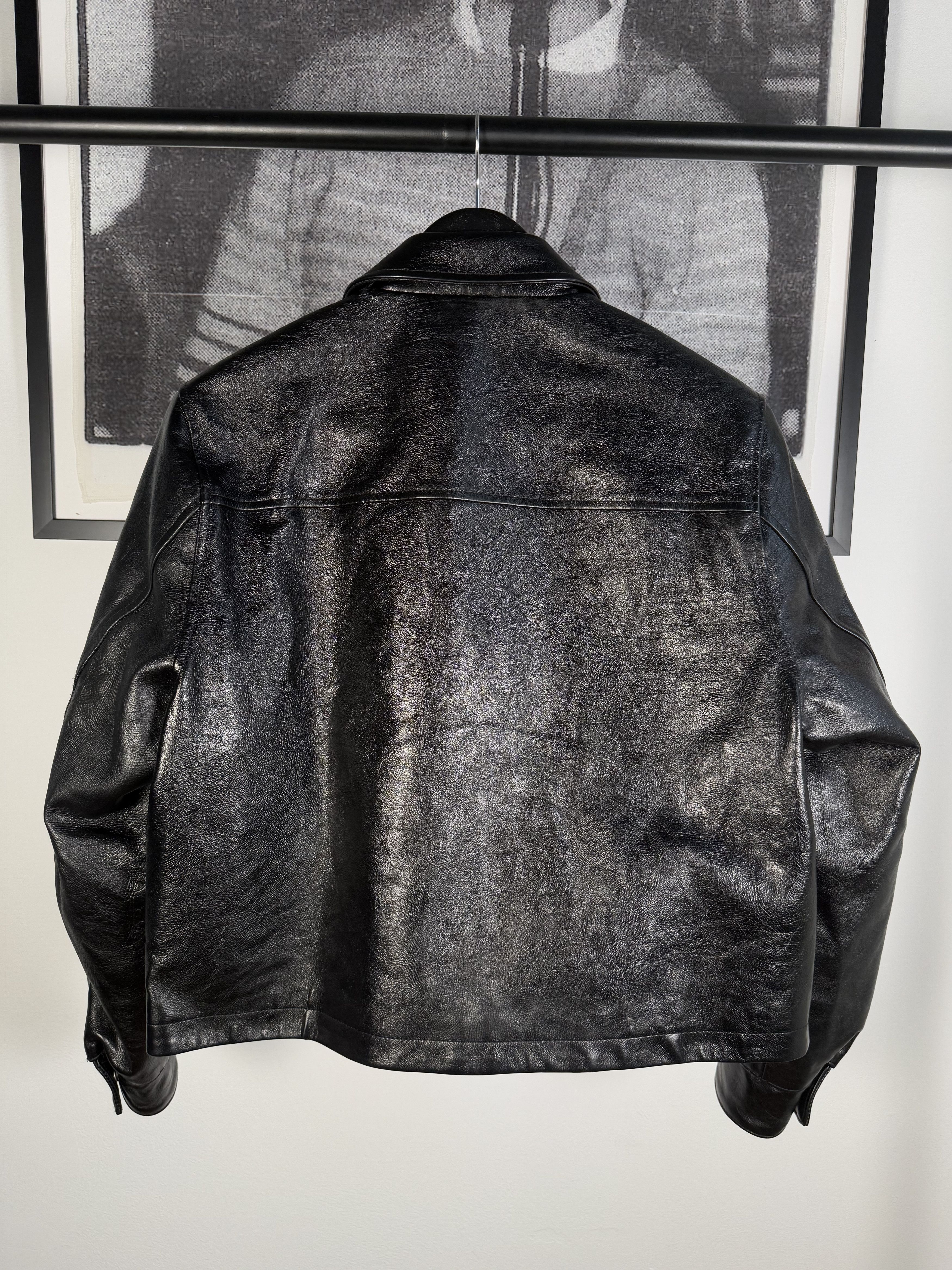 Enfants Riches Deprimes 🥀ERD GRAIL🥀 ROSES EN CUIR EDITION NOIRE SILK LINED JACKET Size US L / EU 52-54 / 3 - 4 Thumbnail