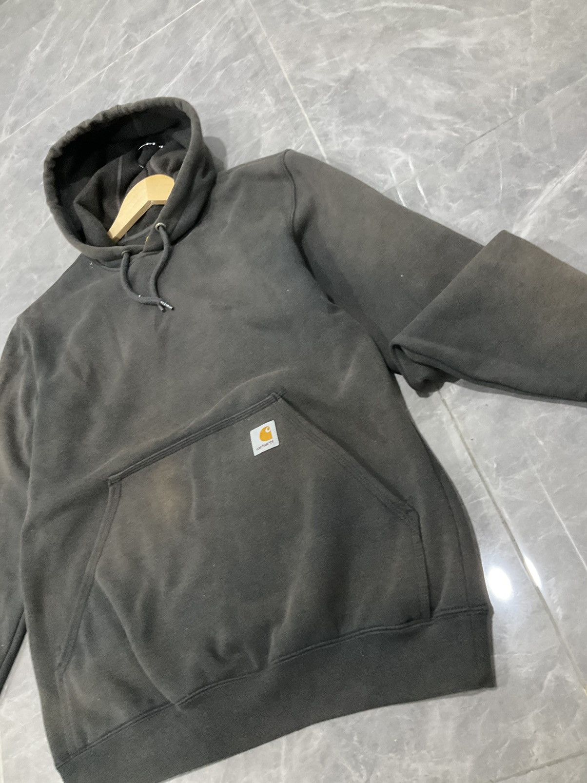 Carhartt × Carhartt Wip Vintage Hoodie Black Faded Size US S / EU 44-46 / 1 - 2 Thumbnail