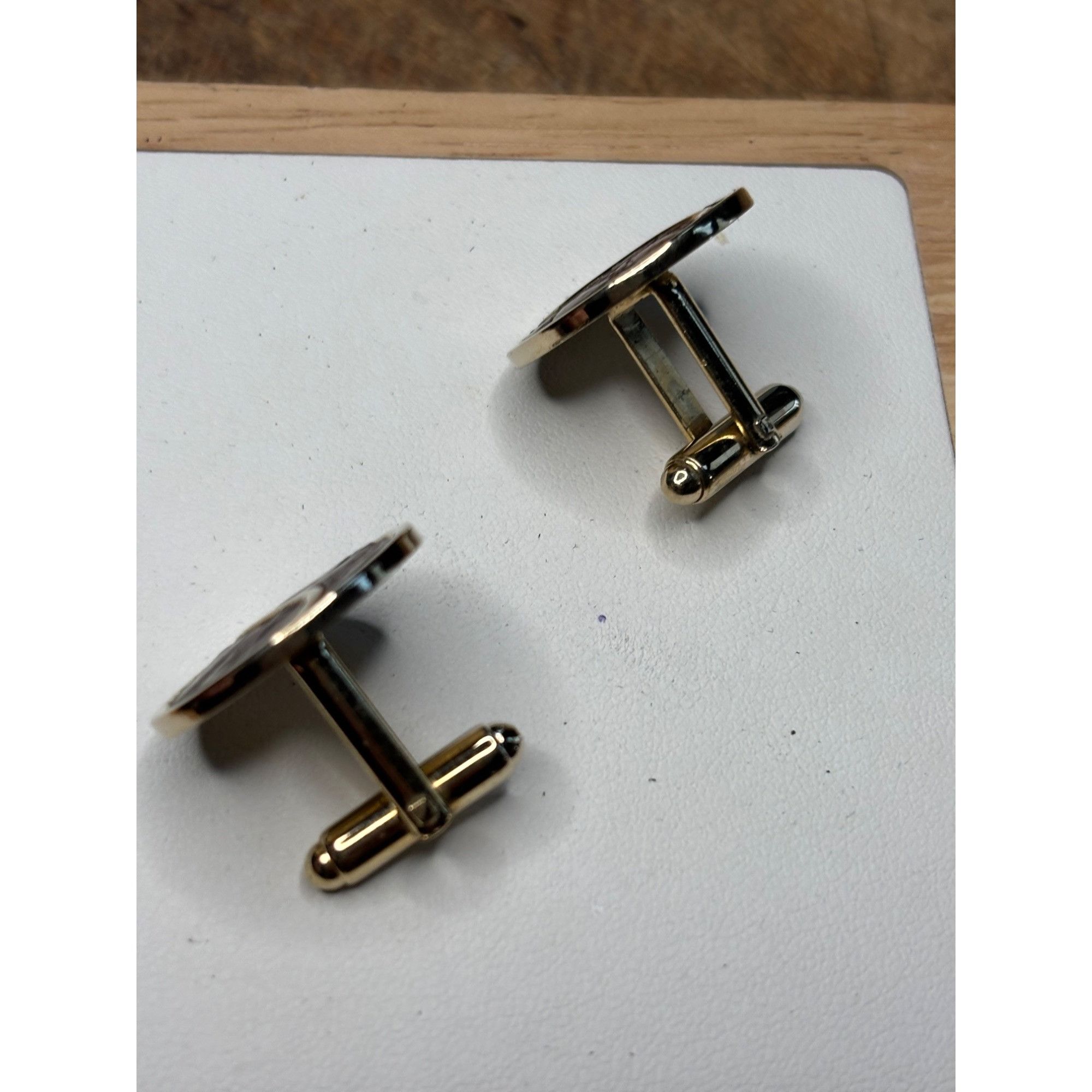 Other Haberdasher SWANK Brown Cuff Link Slides Collection, Retro A Size 38L - 5 Thumbnail