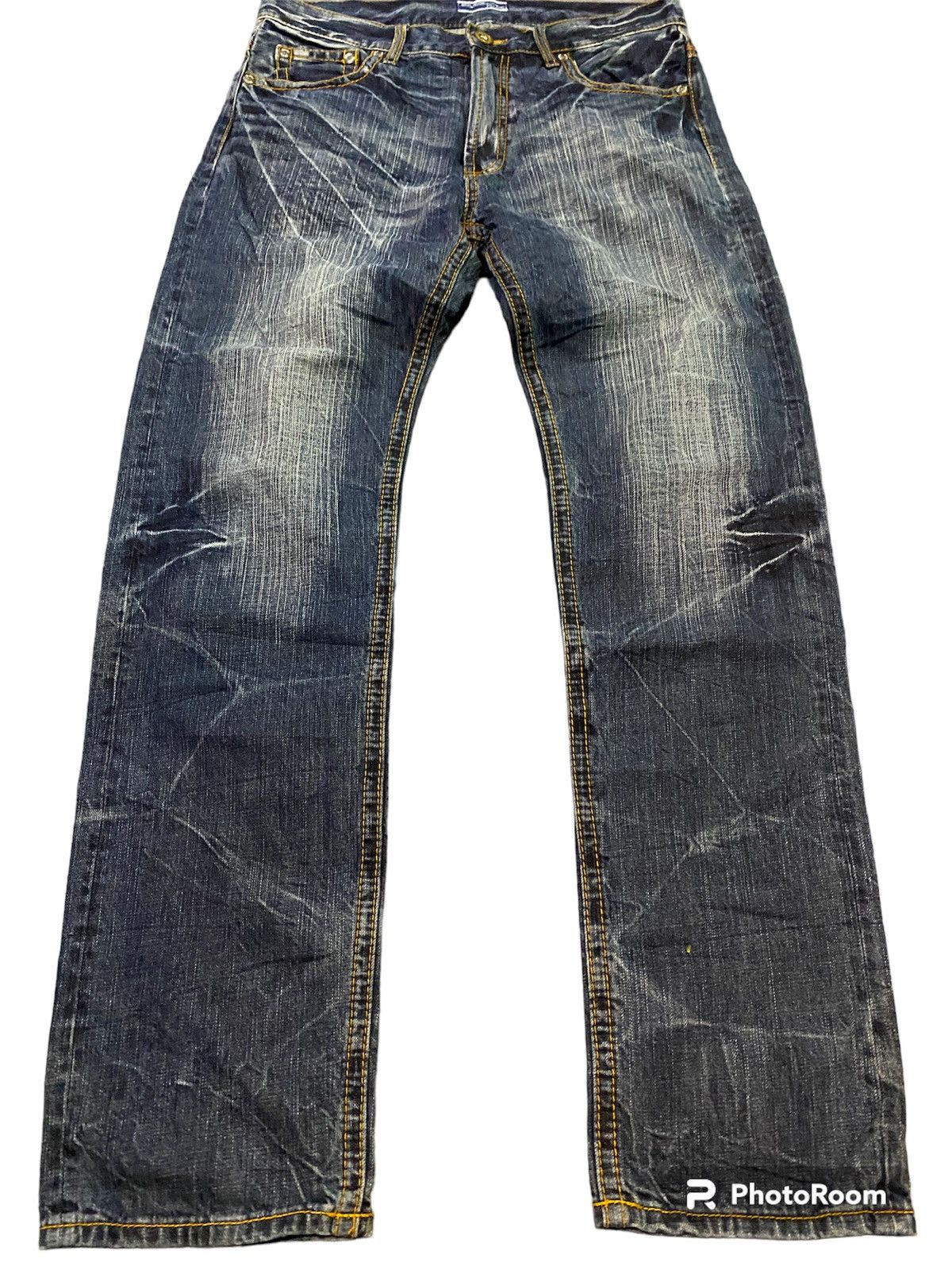 Japanese Brand Japan Villand crazy lightning jeans Size US 34 / EU 50 - 2 Thumbnail
