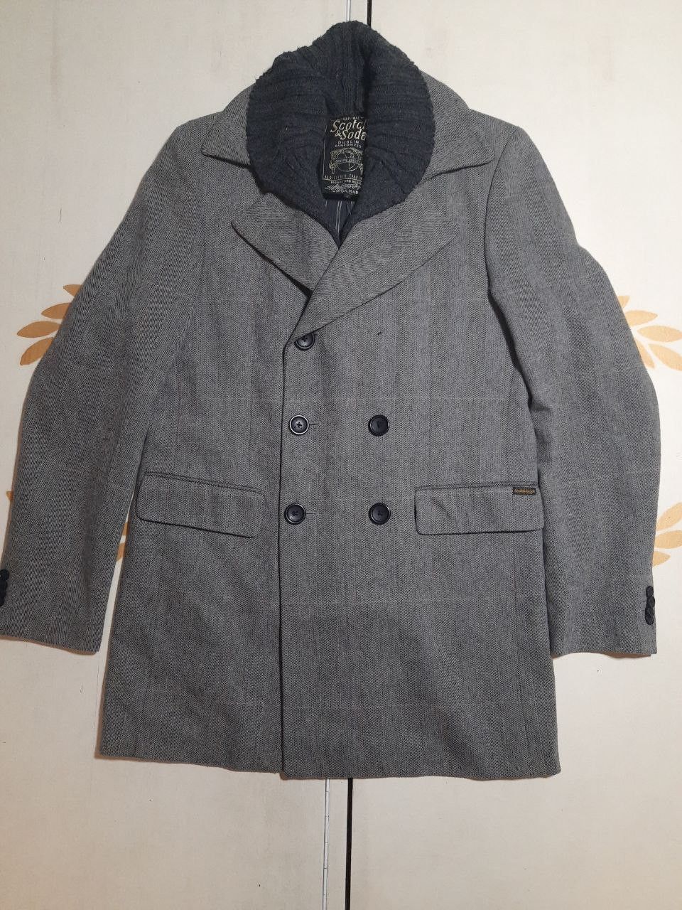 Scotch & Soda Scotch & Soda Double Breasted Coat Size US L / EU 52-54 / 3 - 2 Thumbnail