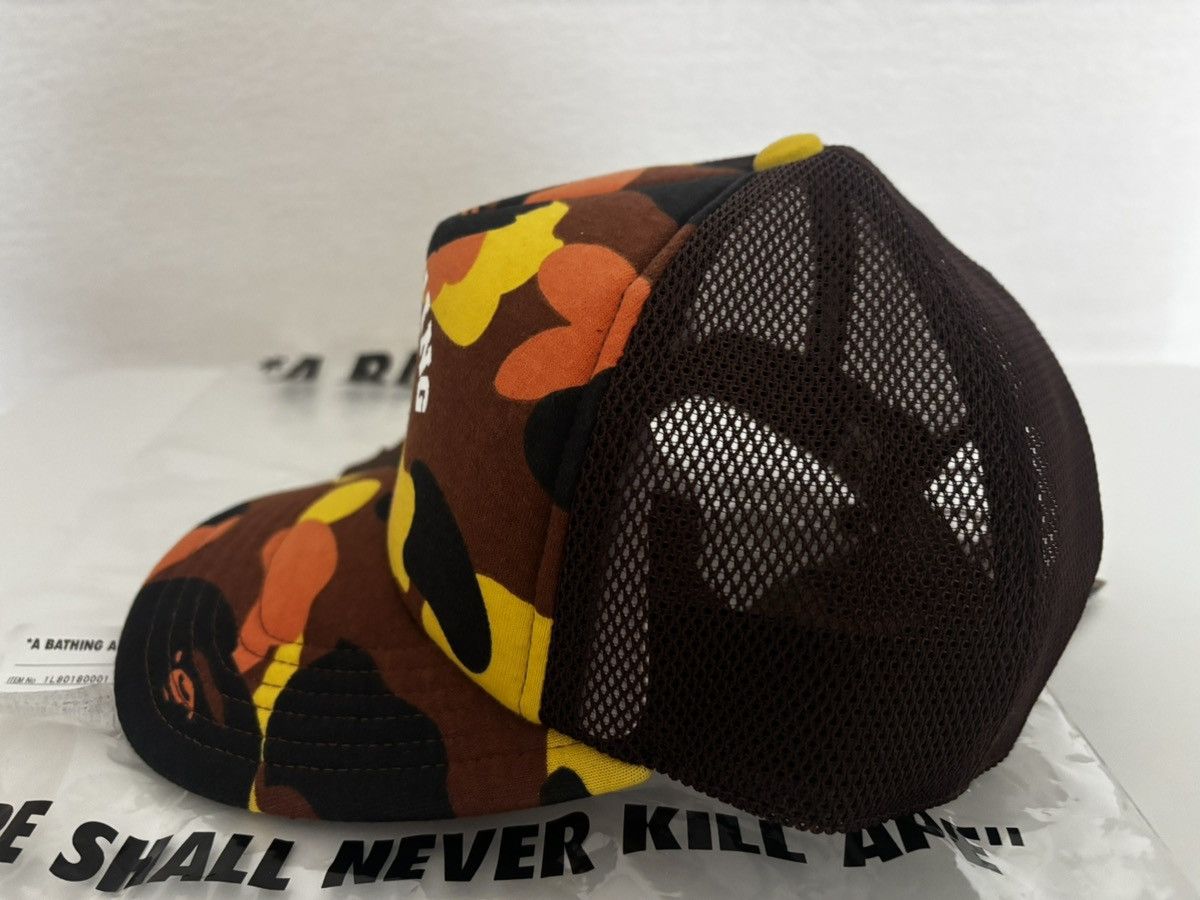 Bape Authentic ape bape 1st camo college cap trucker hat new Size ONE SIZE - 3 Thumbnail