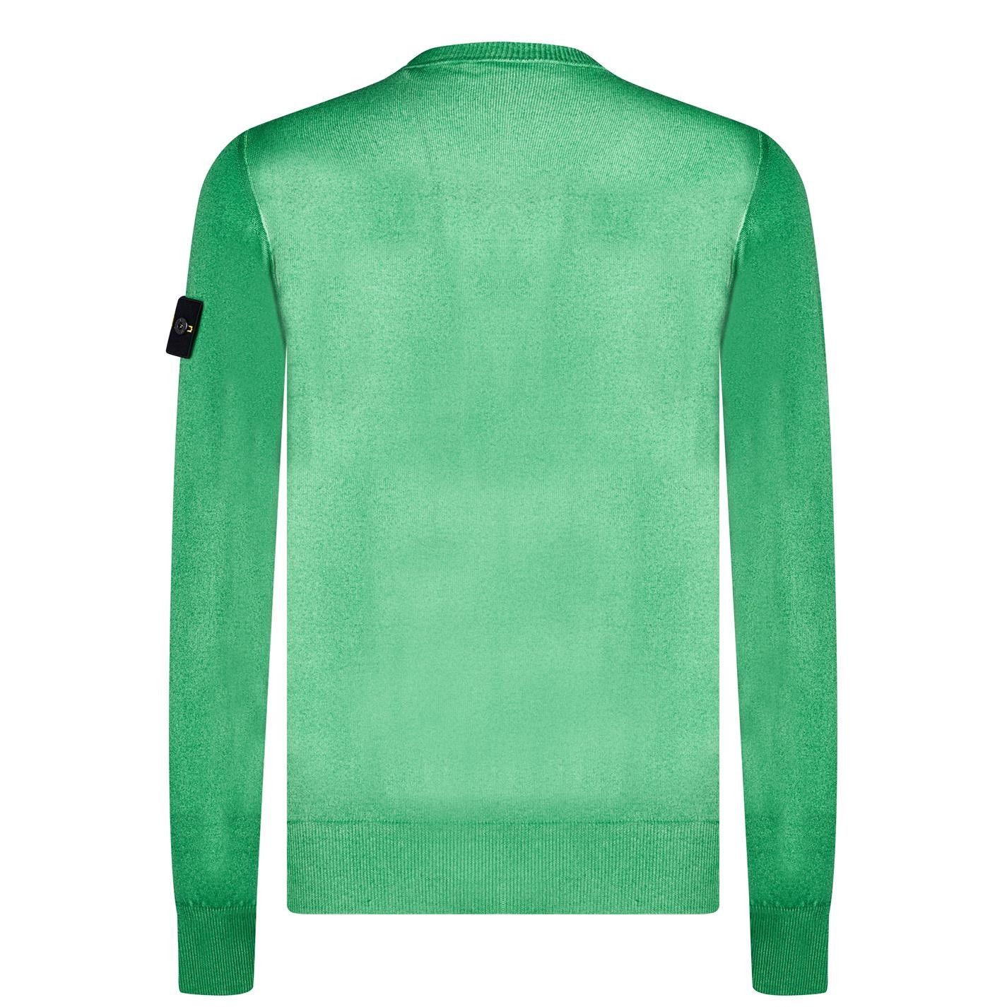 Stone Island Stone Island Compass Motif Sweater Green Men's Size M Size US M / EU 48-50 / 2 - 9 Thumbnail