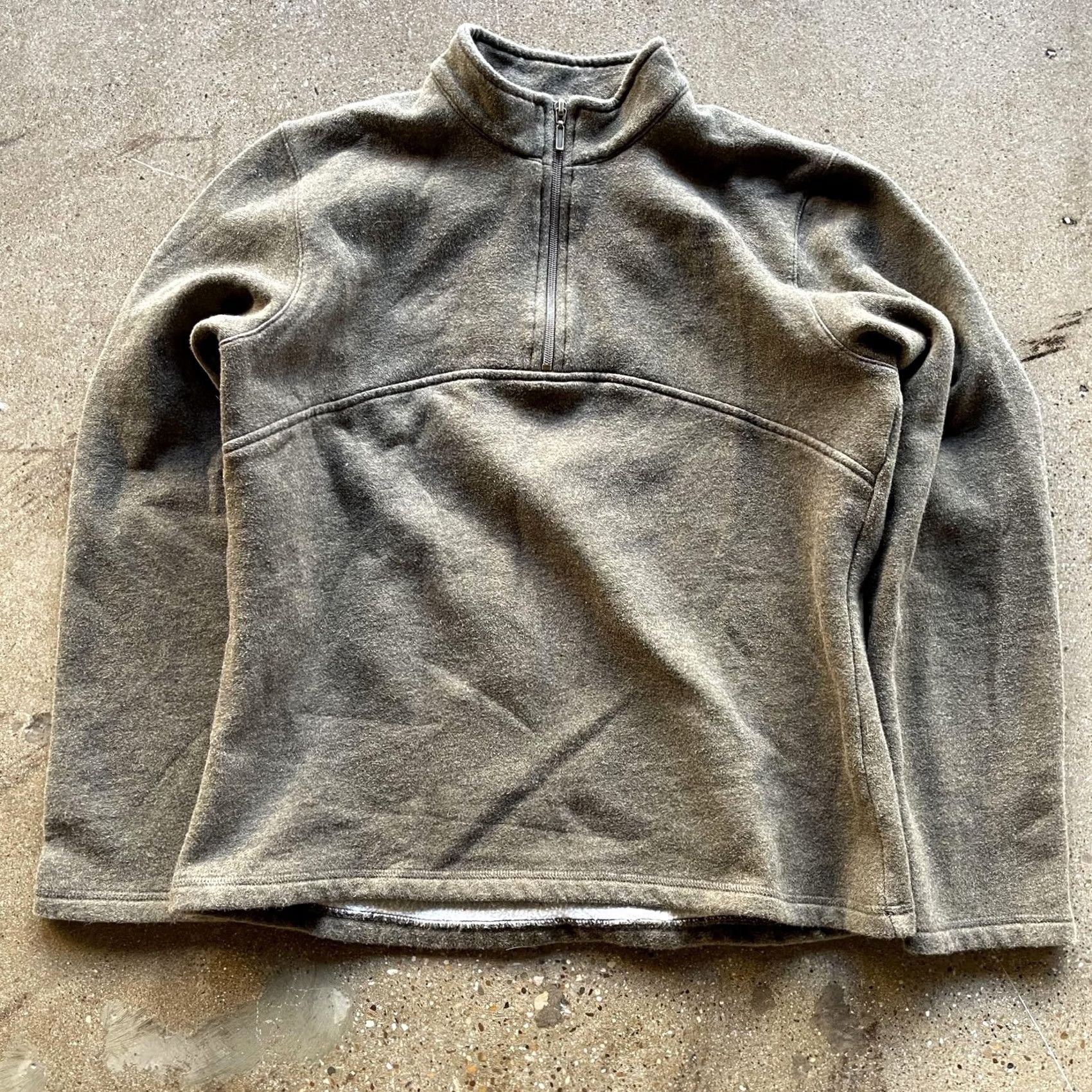 Vintage Woolrich Sweatshirt Mens Small Green Fleece 1/4 Zip Pullover Mock Neck Outdoor S Regular Mens Size US S / EU 44-46 / 1 - 2 Thumbnail